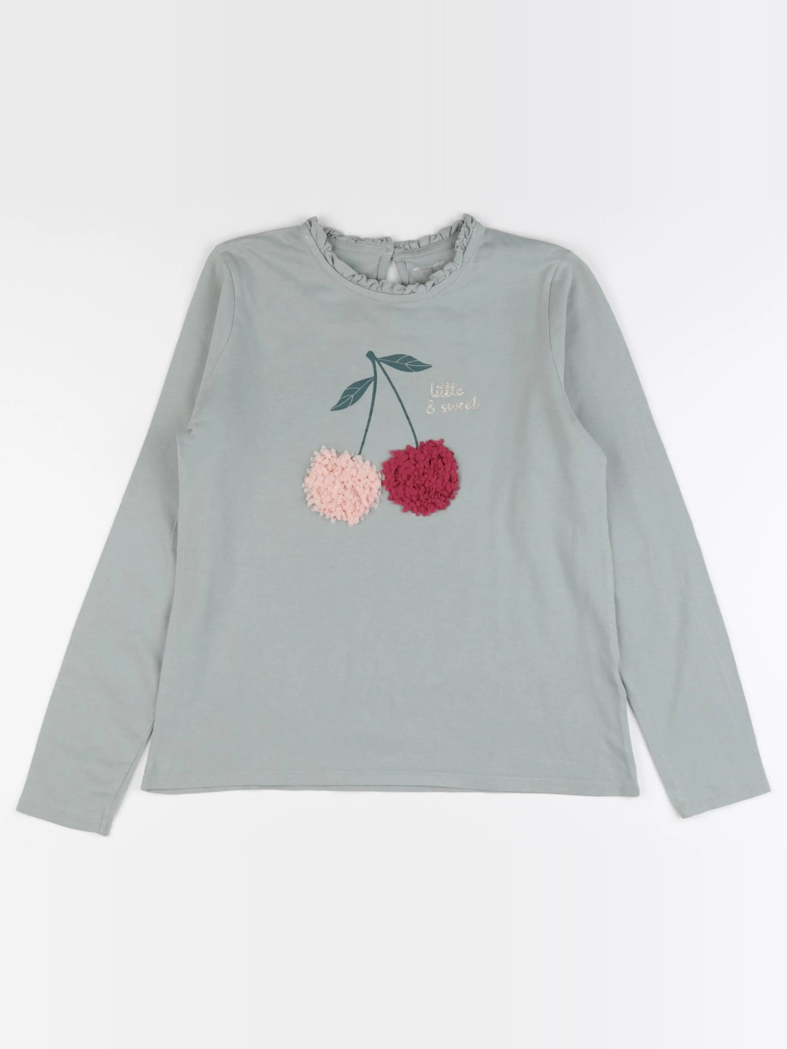 Vertbaudet - tee-shirt vert - 14 ans