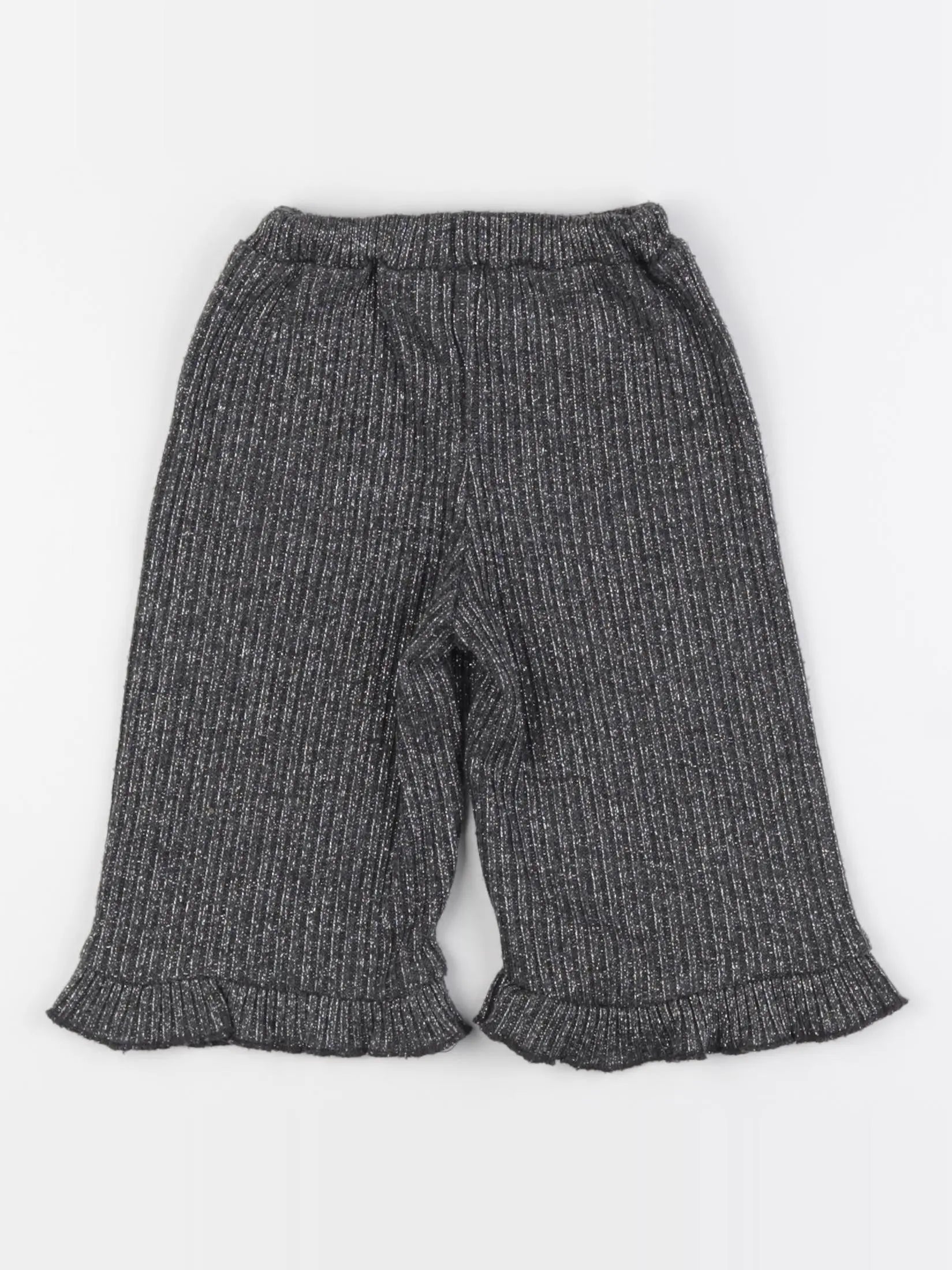 Zara - pantalon gris, argent - 12/18 mois