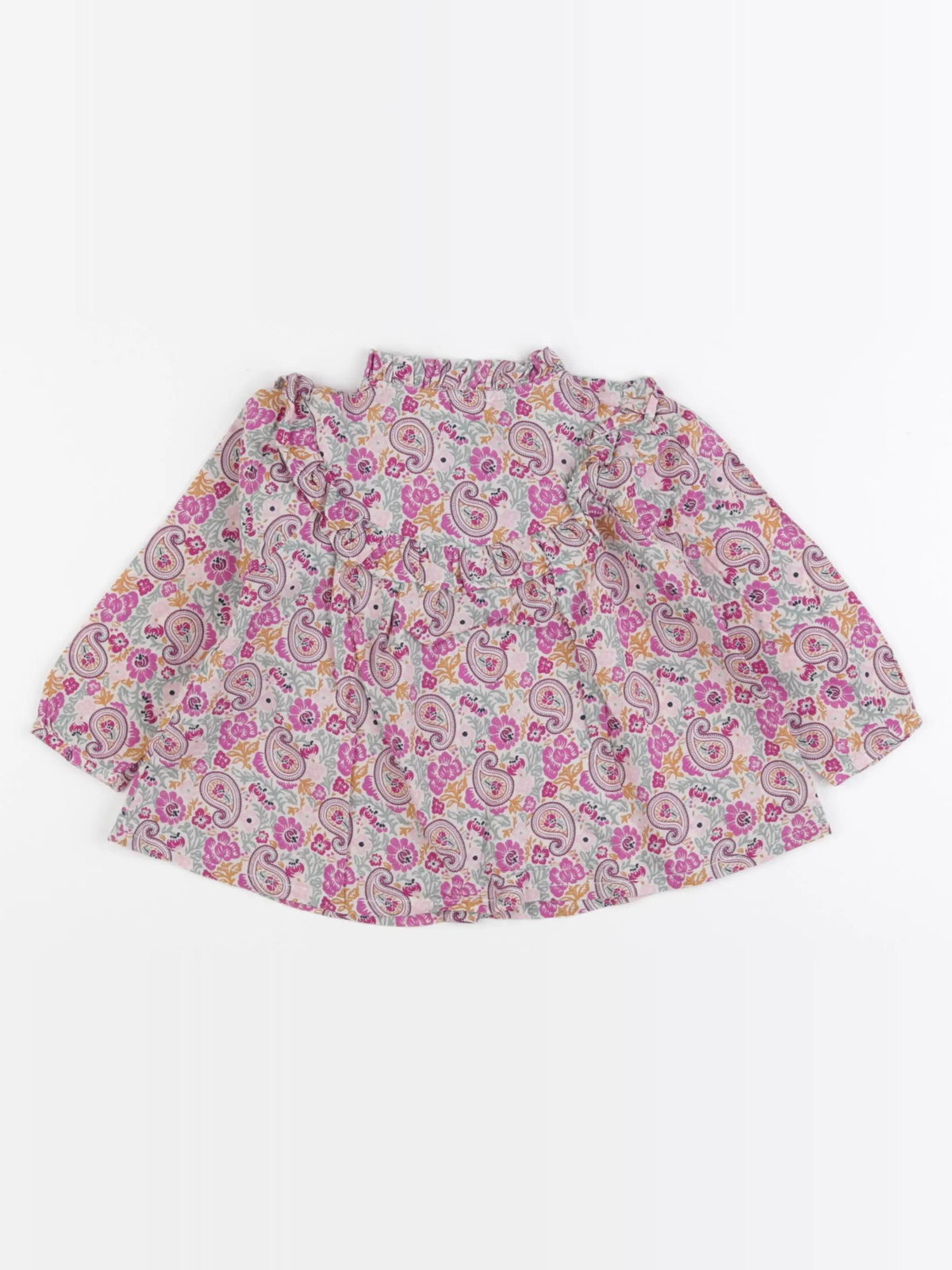 Boutchou - blouse multicolore - 12 mois