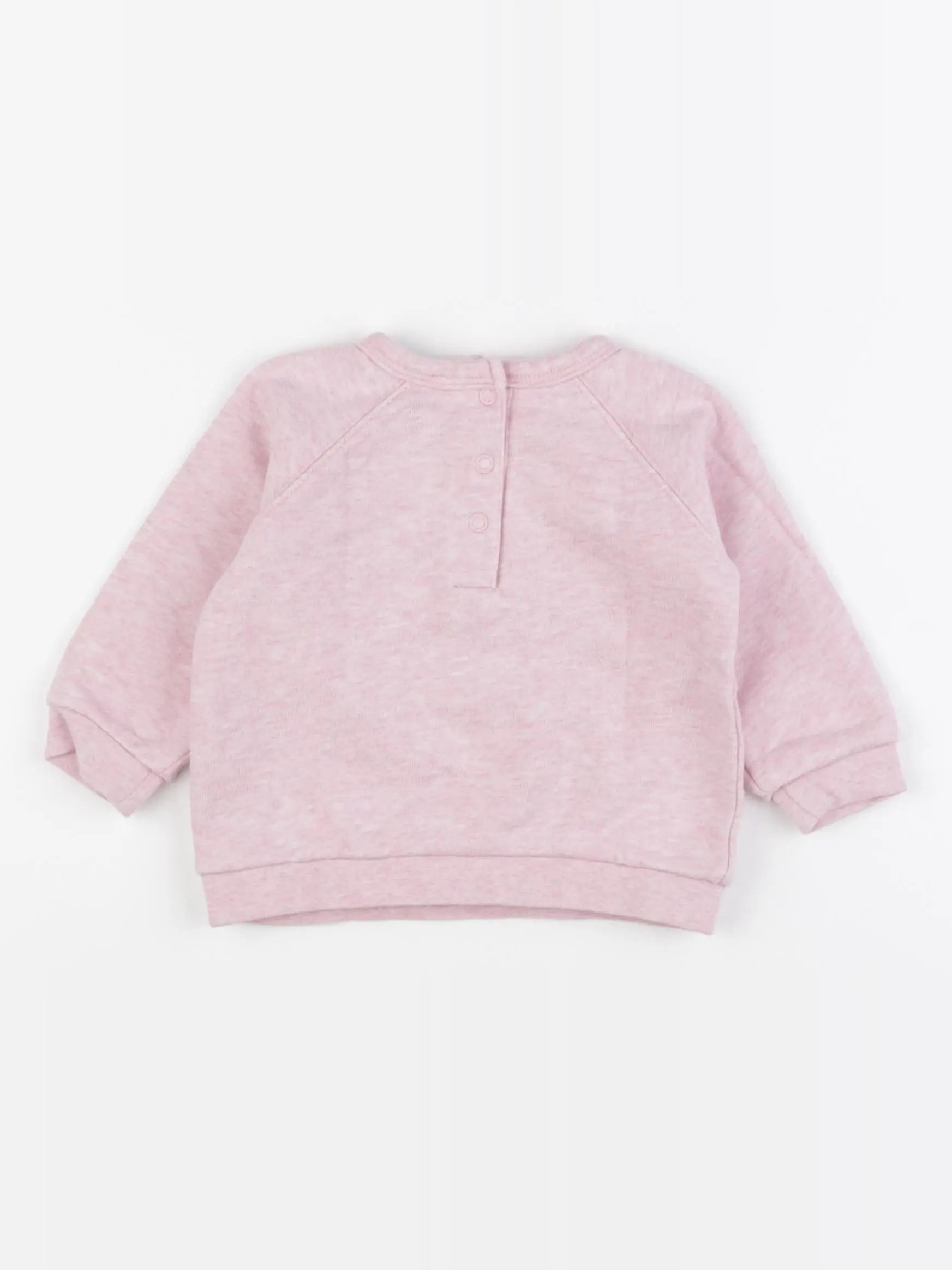 Cyrillus - sweat rose - 9 mois