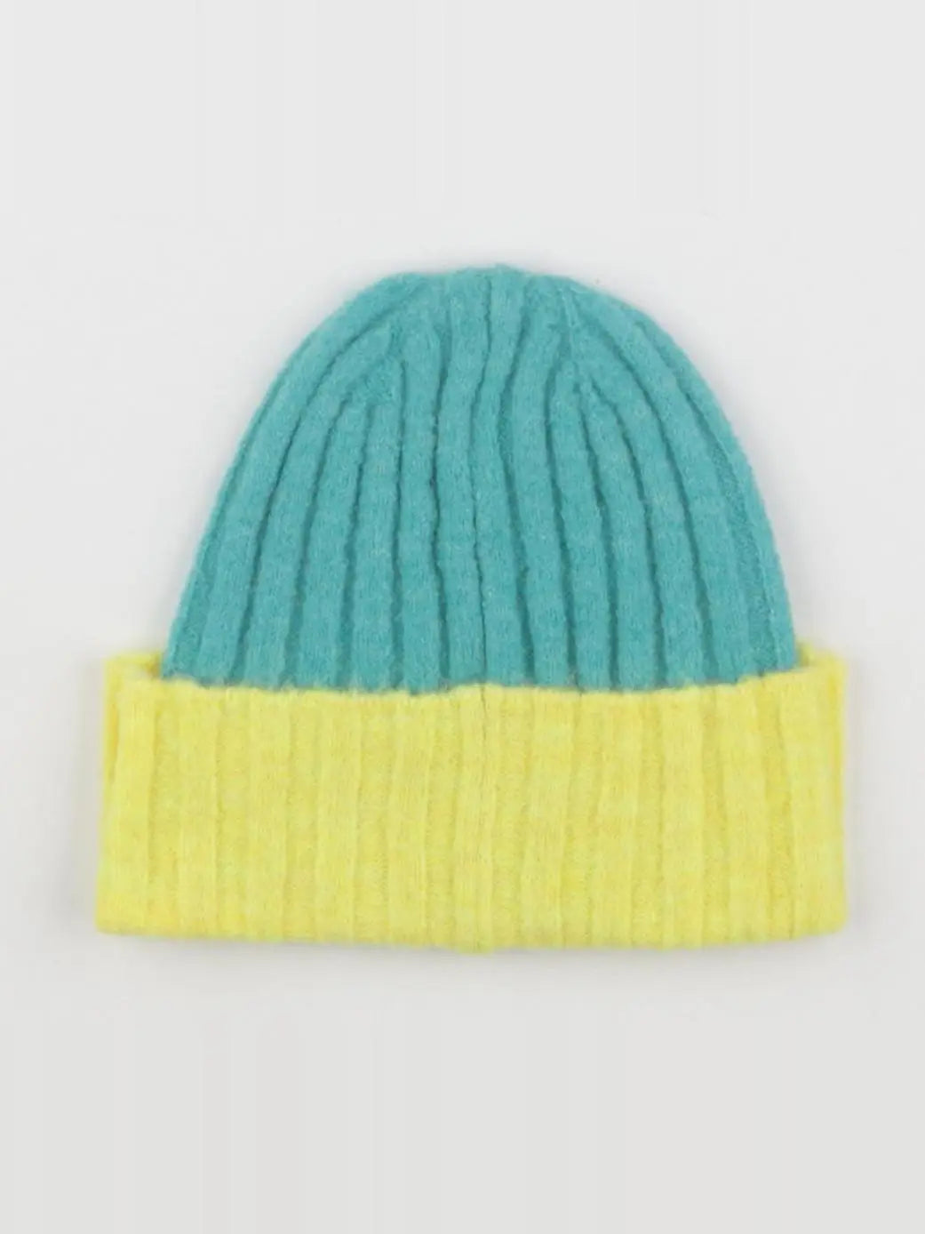 Bonnet BICOLOR PONY jaune, bleu