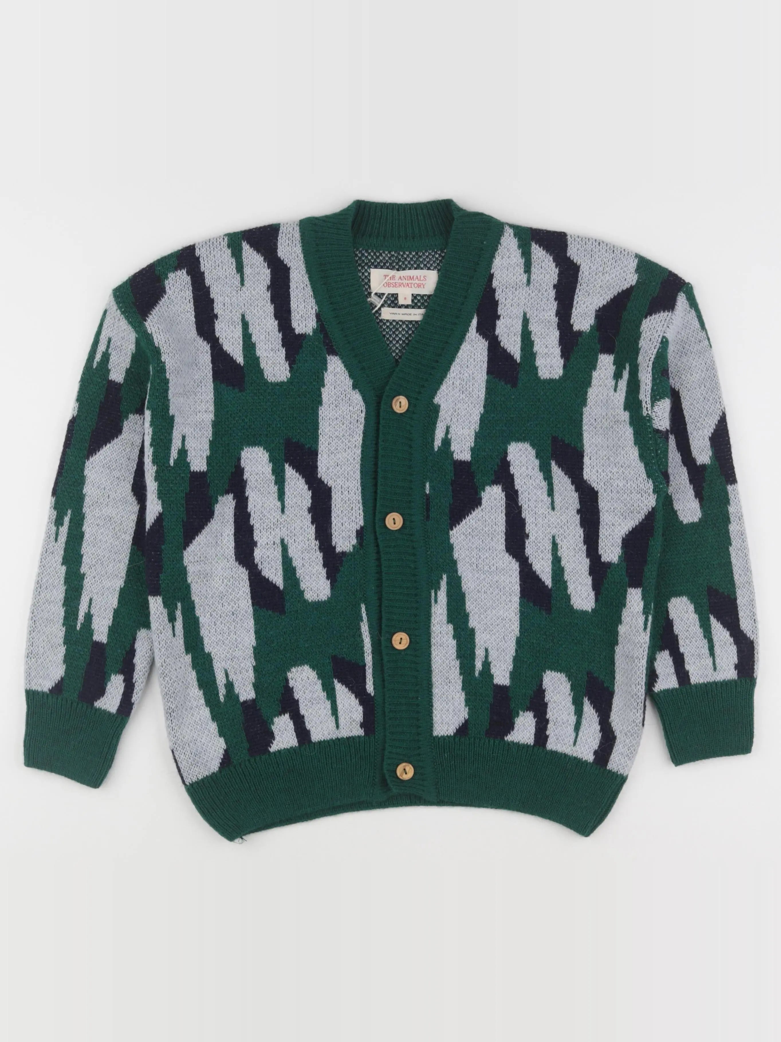 The animals observatory - gilet multicolore - 8 ans