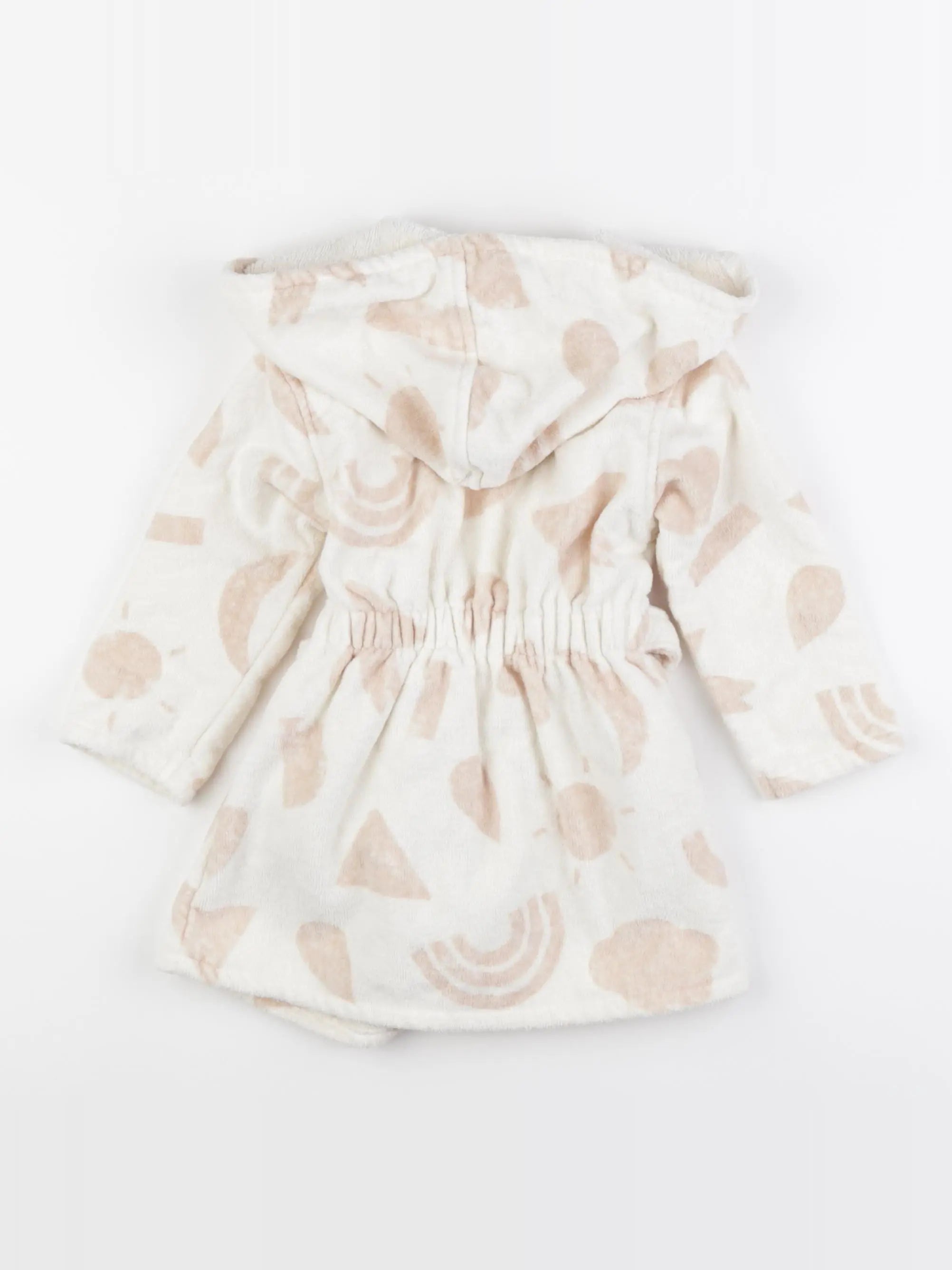 Vertbaudet - robe de chambre beige - 18 mois