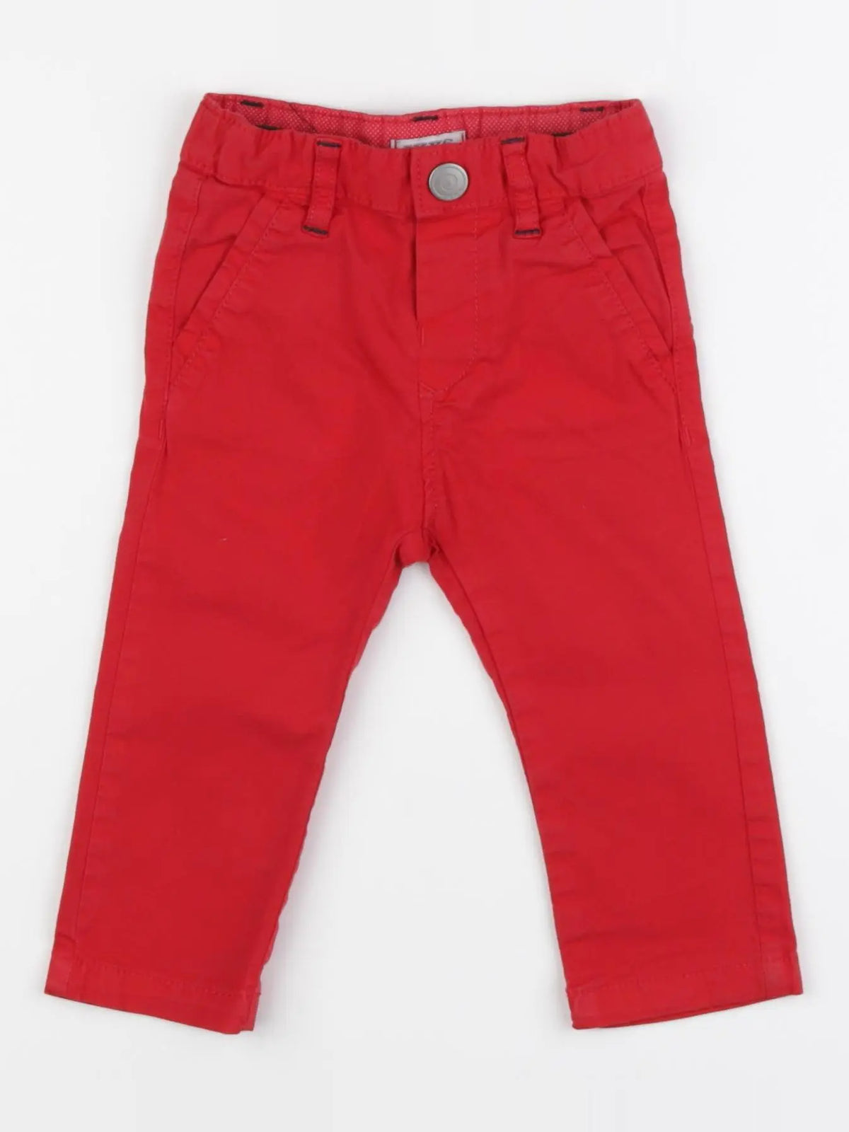 IKKS - pantalon rouge - 6 mois
