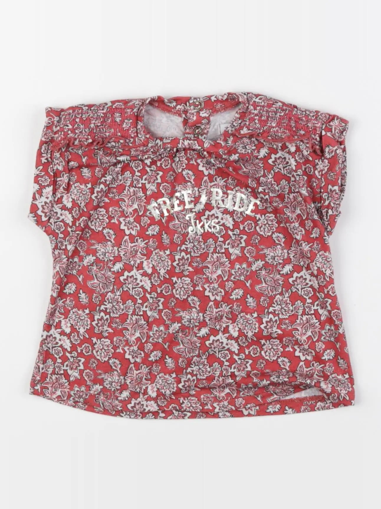 IKKS - tee-shirt rouge - 12 mois