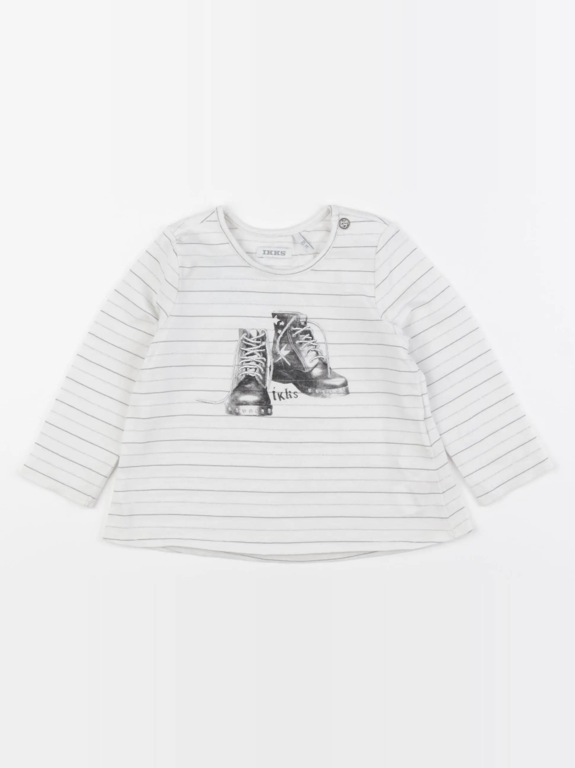IKKS - tee-shirt gris - 12 mois