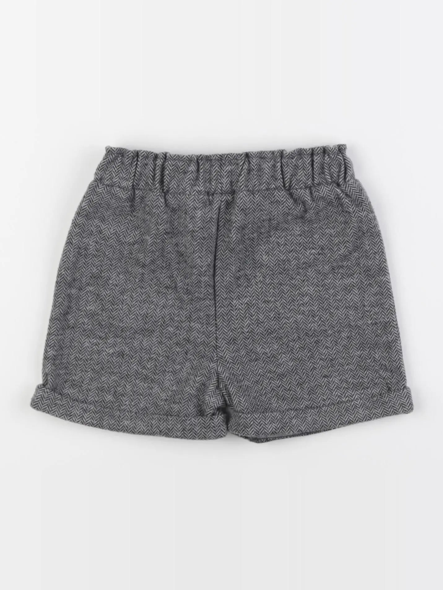 Vertbaudet - short gris - 18 mois
