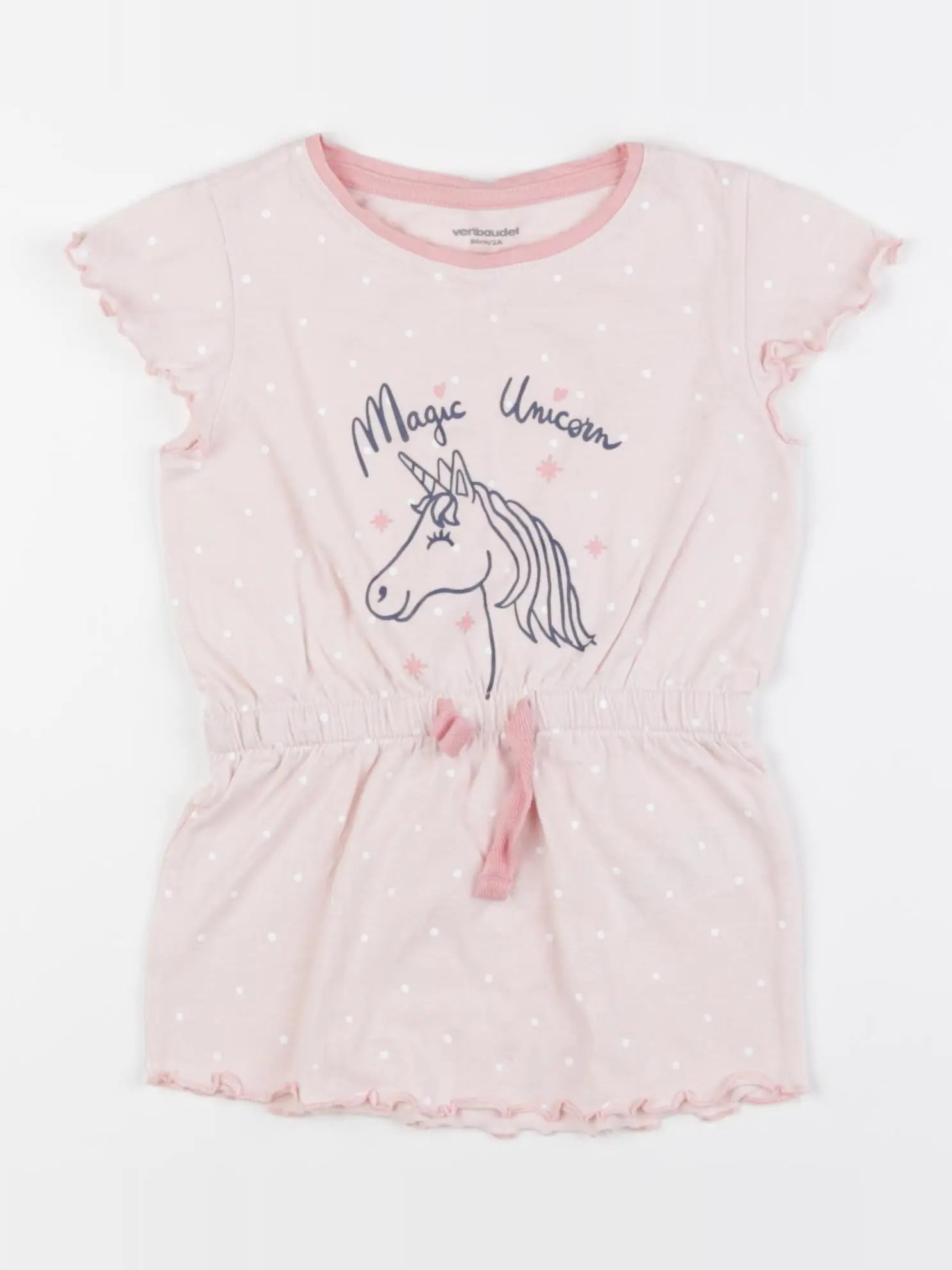 Vertbaudet - robe rose - 2 ans