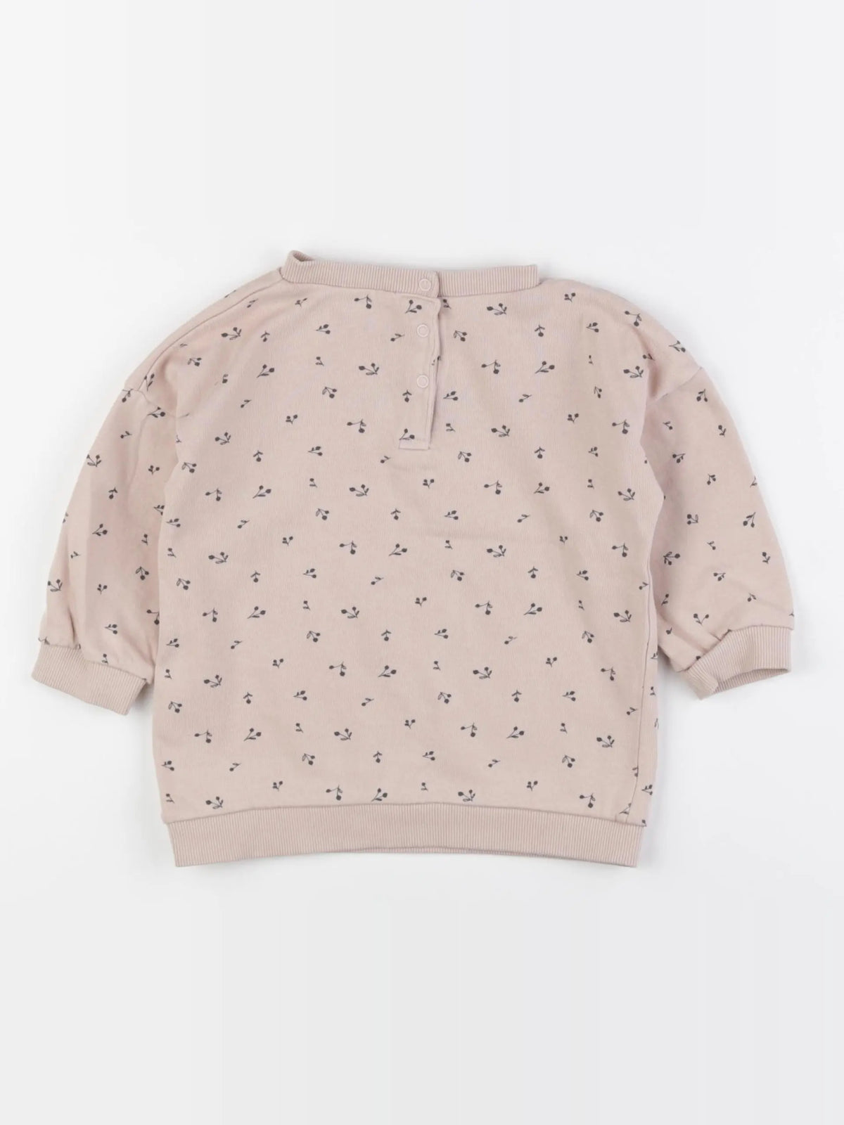 Vertbaudet - sweat rose - 18 mois