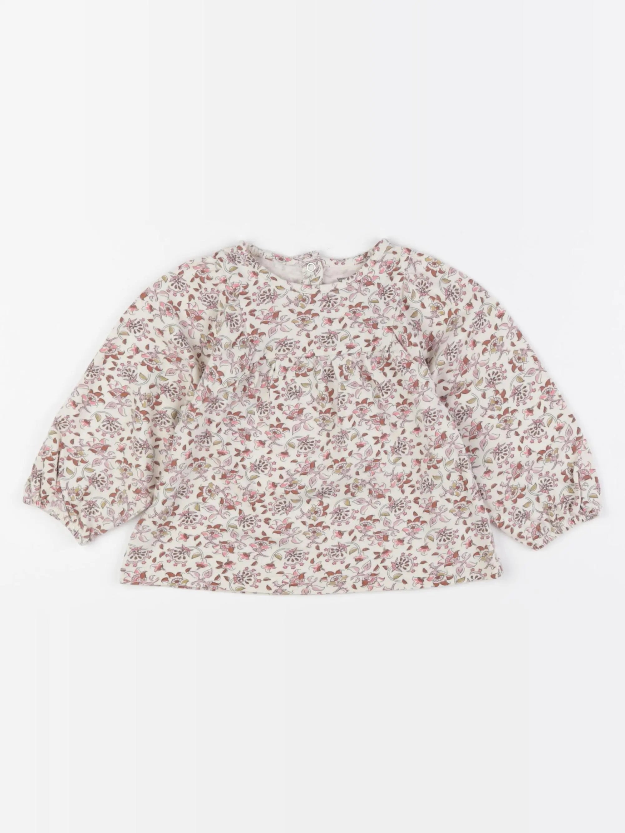 Vertbaudet - tee-shirt multicolore - 18 mois