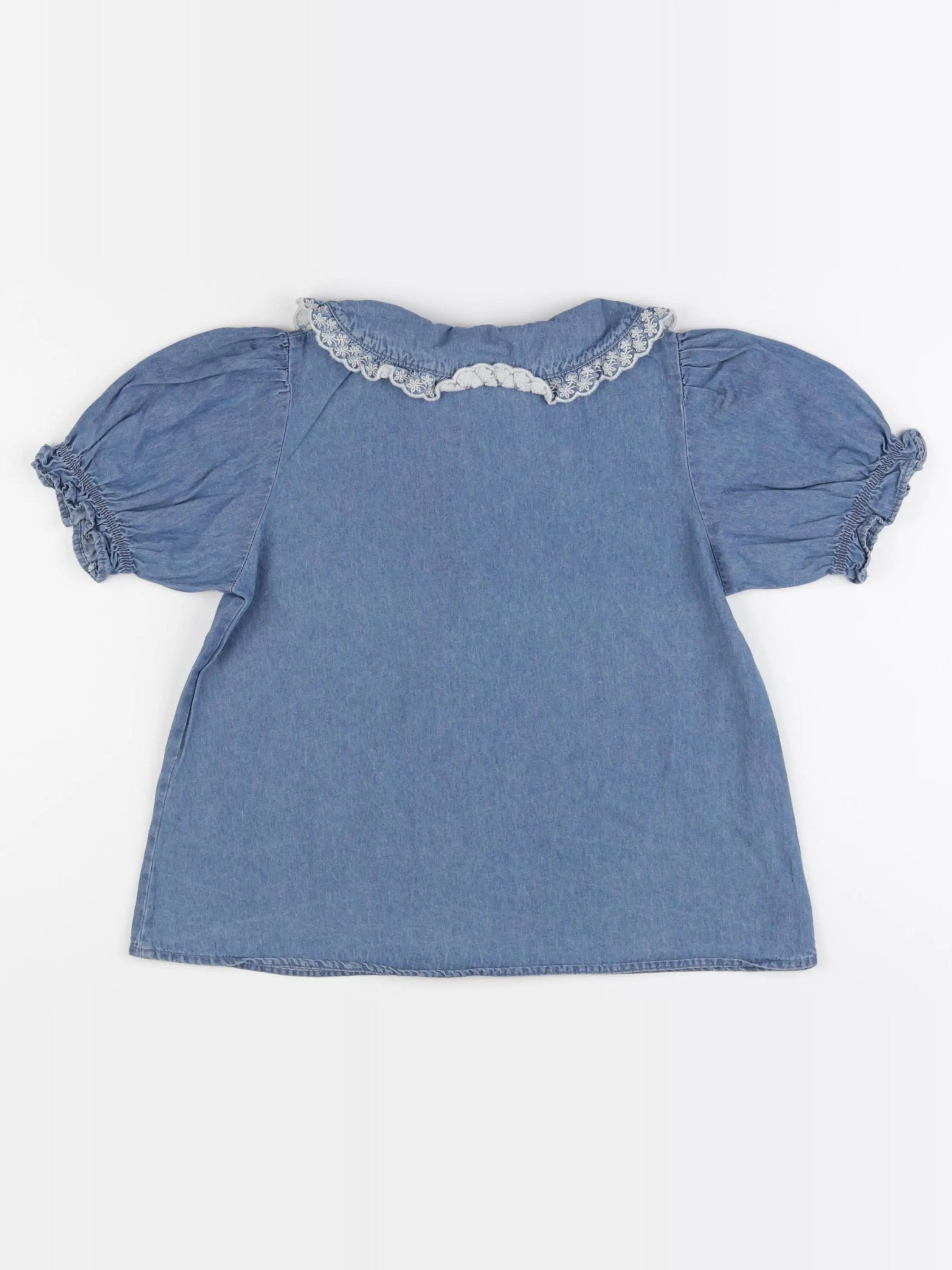 Vertbaudet - blouse bleu - 10 ans