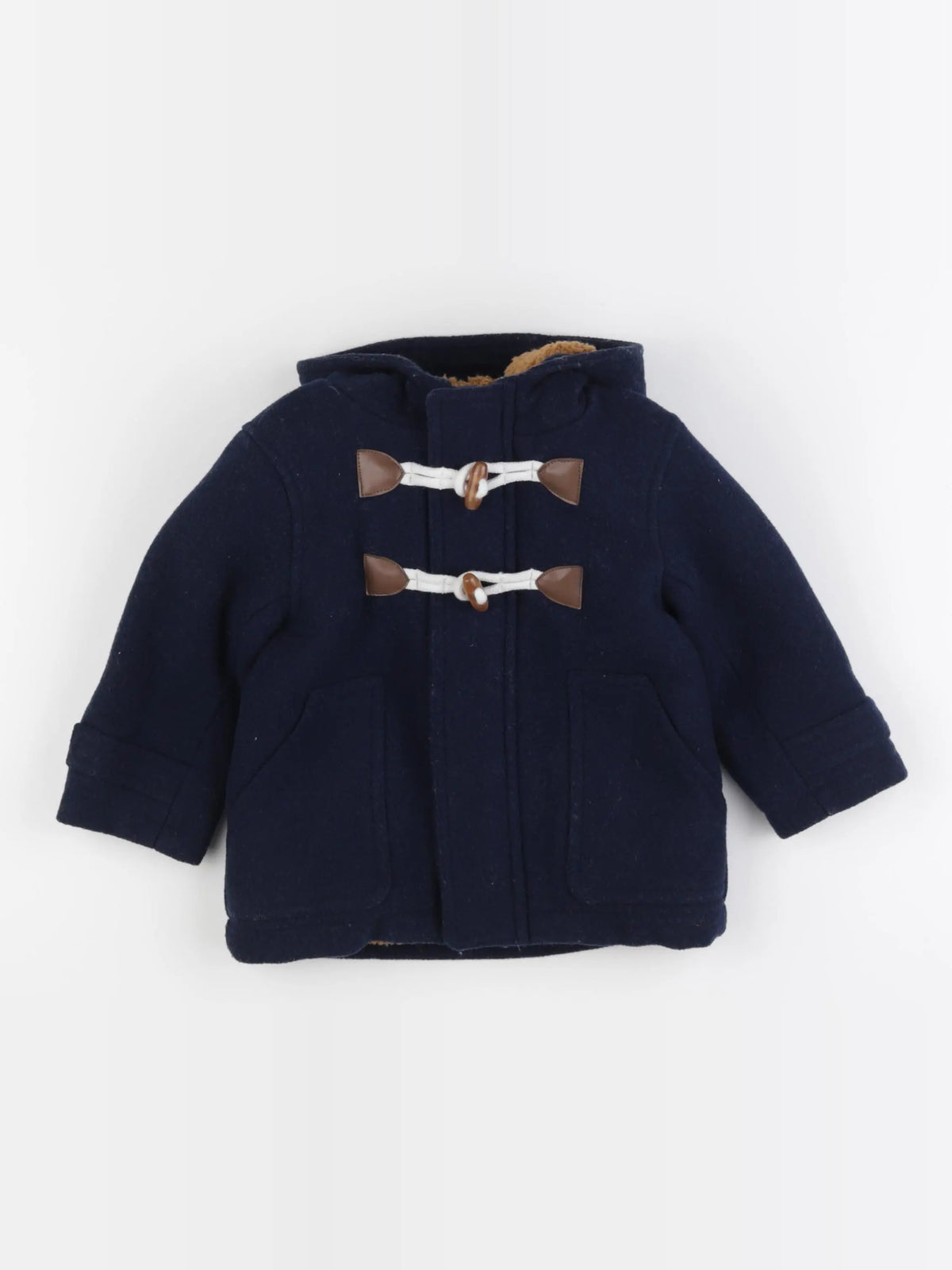 Vertbaudet - manteau bleu - 18 mois