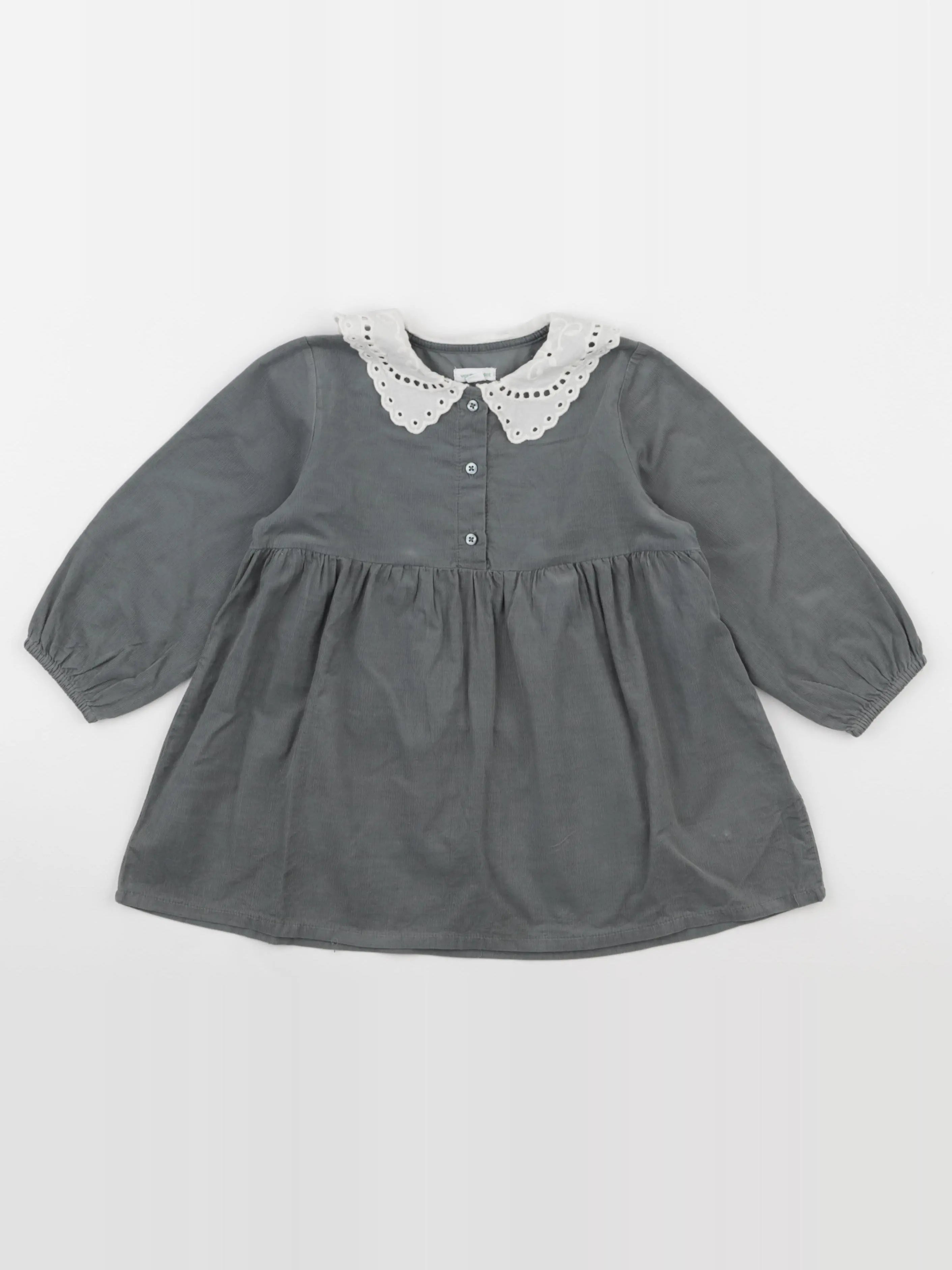 Vertbaudet - robe vert - 36 mois