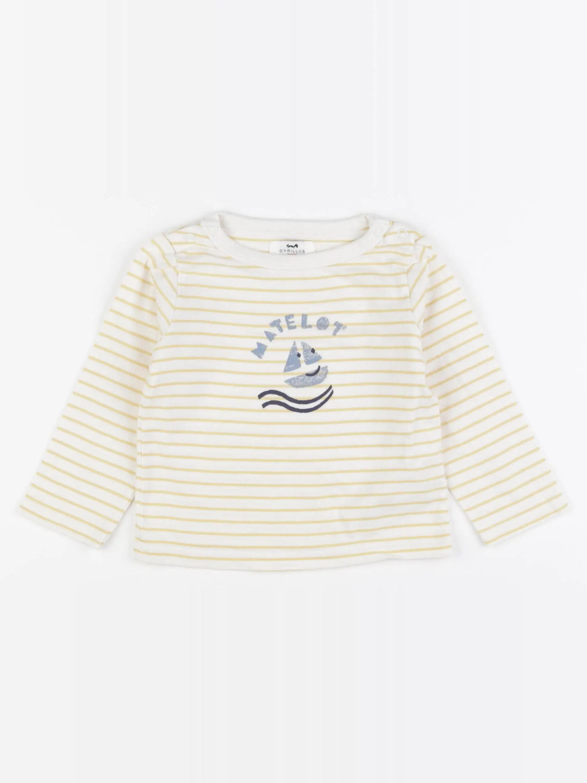 Cyrillus - tee-shirt jaune - 24 mois