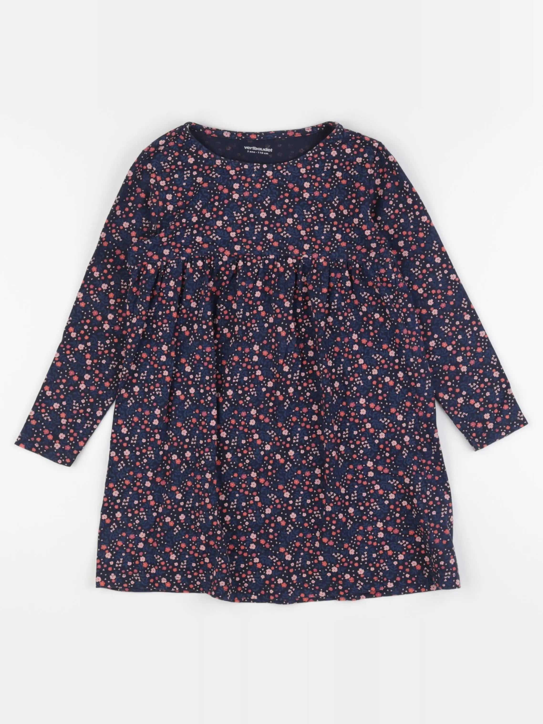 Vertbaudet - robe violet - 5 ans