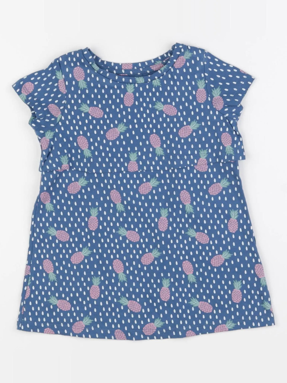 Vertbaudet - robe bleu - 2 ans