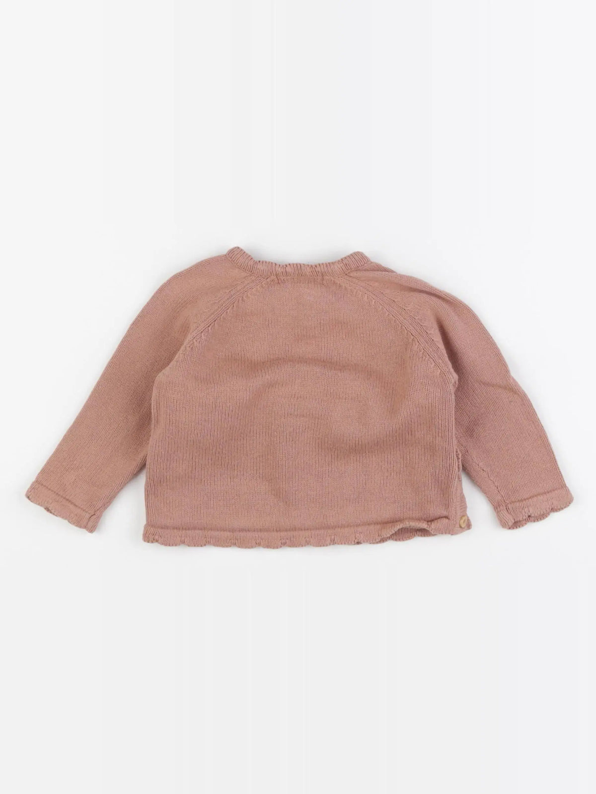 Vertbaudet - pull marron - 9 mois