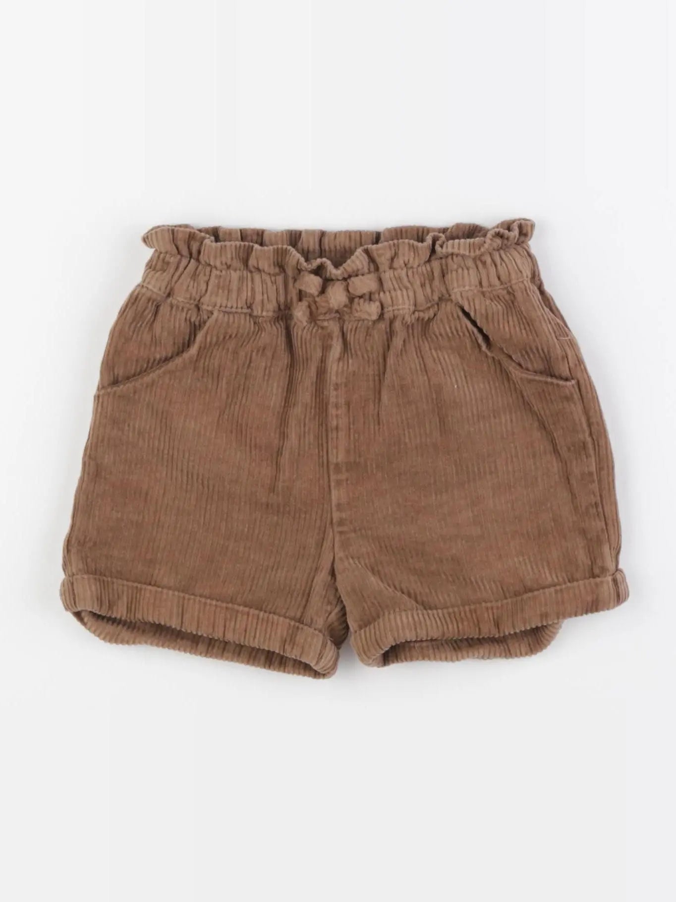 Vertbaudet - short marron - 18 mois