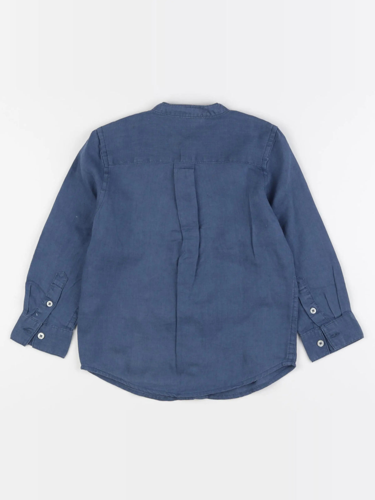 Monoprix - chemise bleu - 4 ans