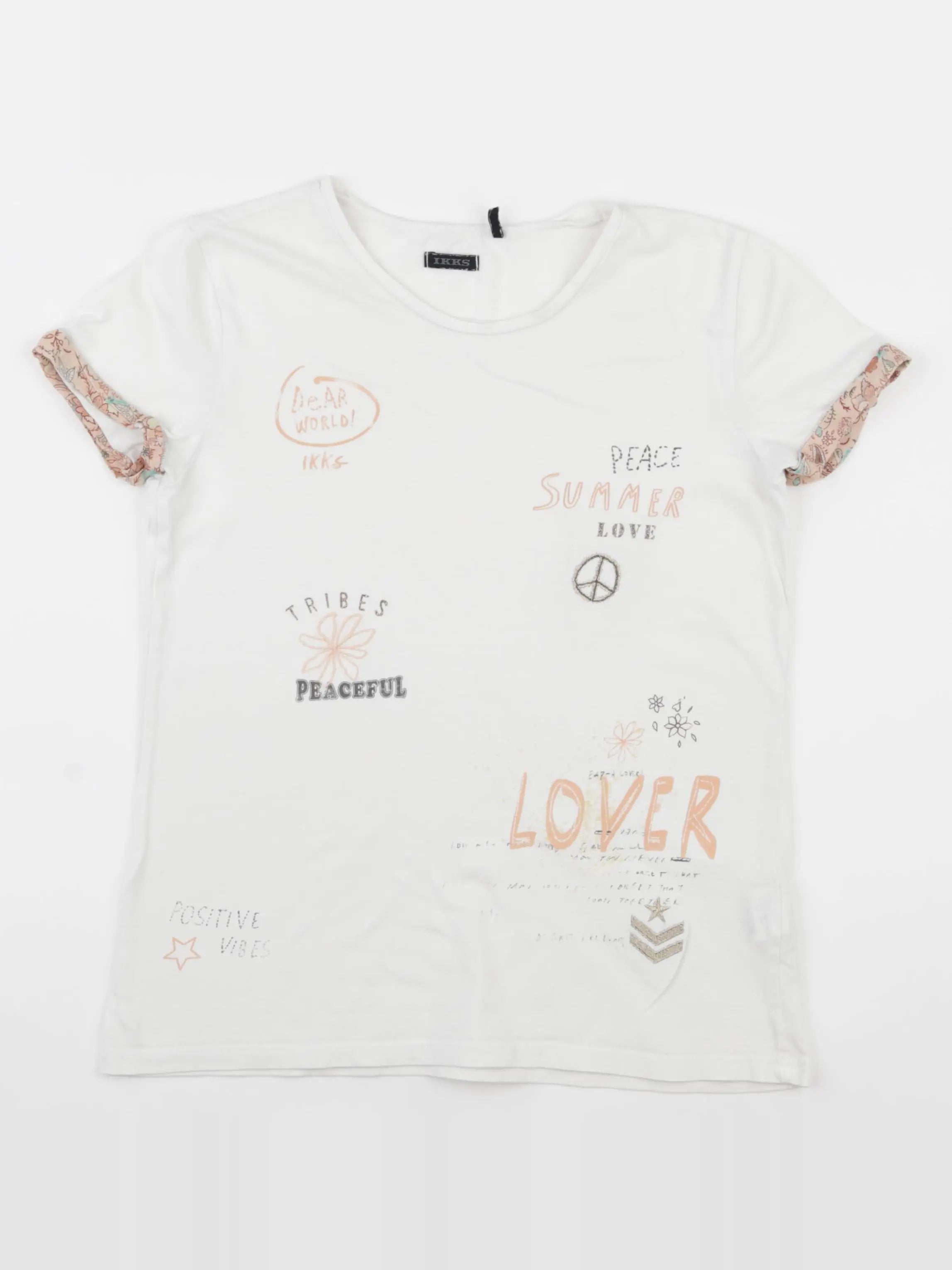 IKKS - tee-shirt multicolore - 12 ans