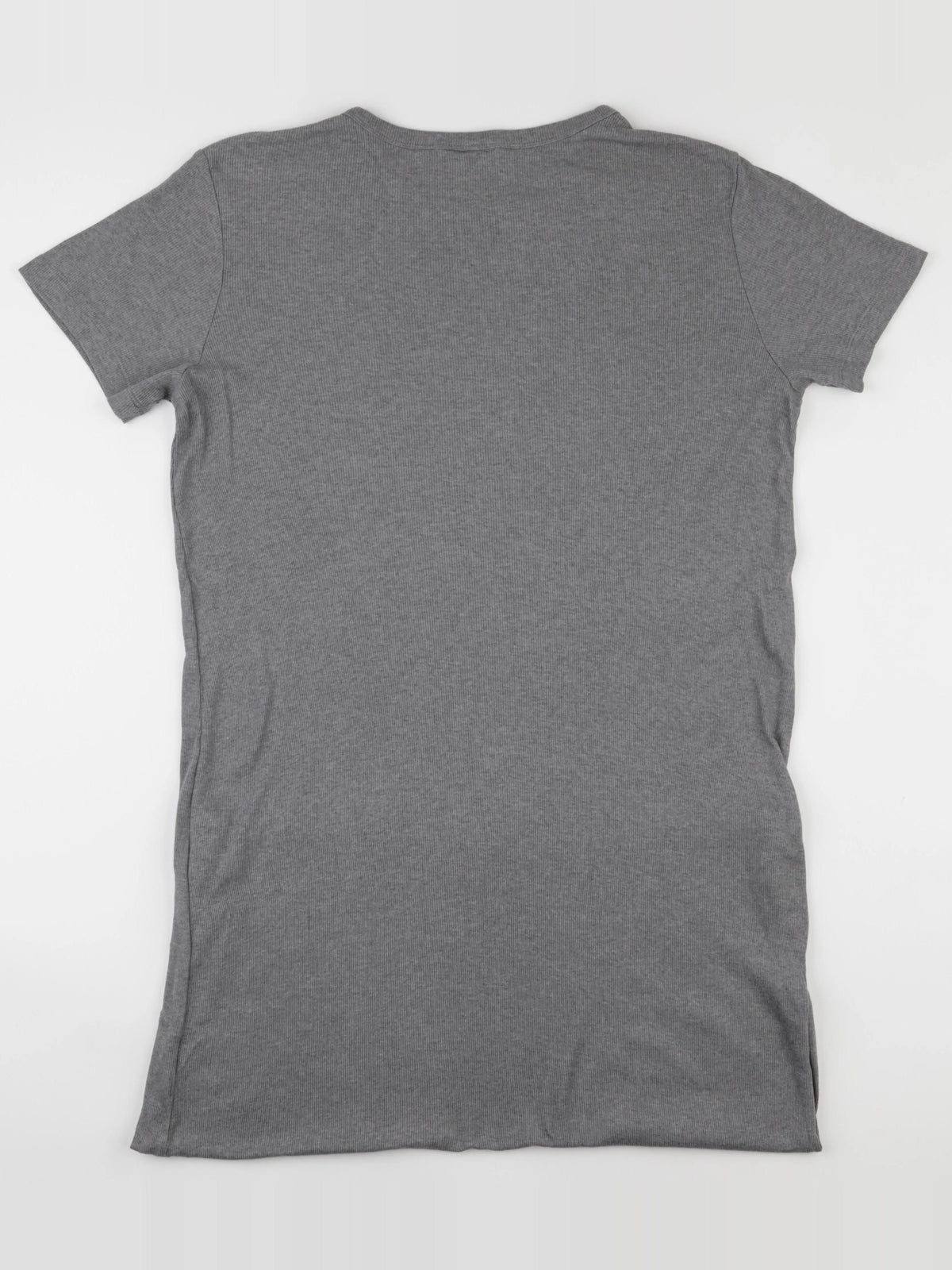 H&M - robe longue, fentes sur les côtés grossesse gris - m