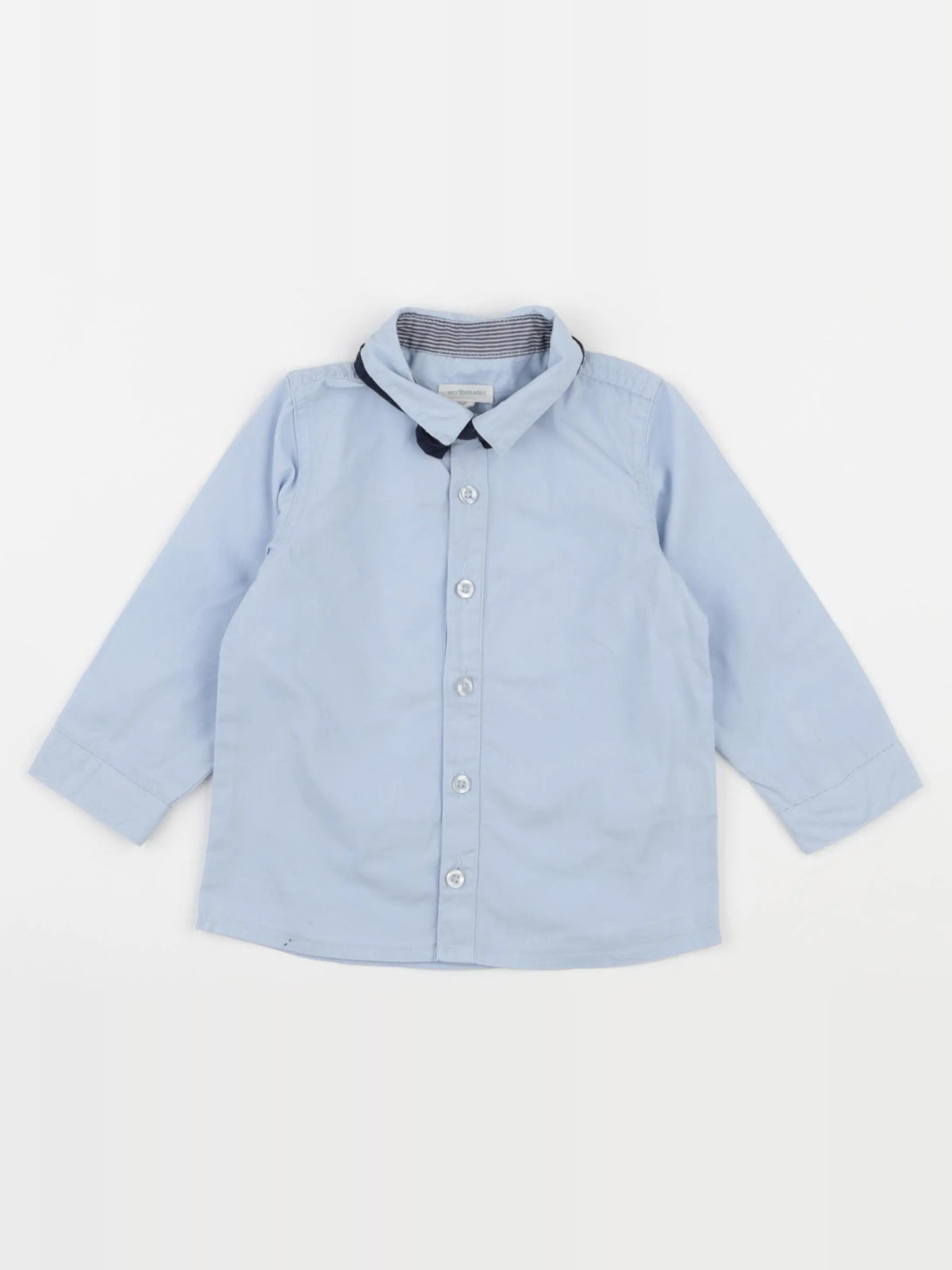 Vertbaudet - chemise bleu - 18 mois