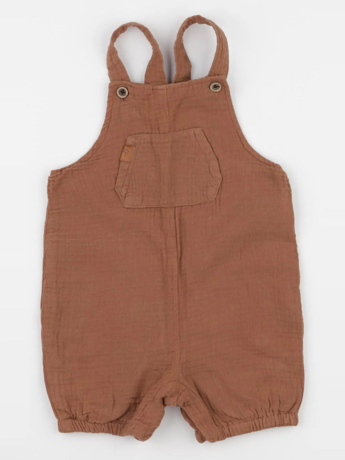 Vertbaudet - combinaison marron - 12 mois