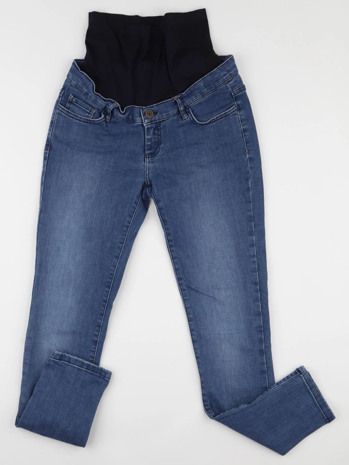 Envie de fraise - jean grossesse bleu - 36