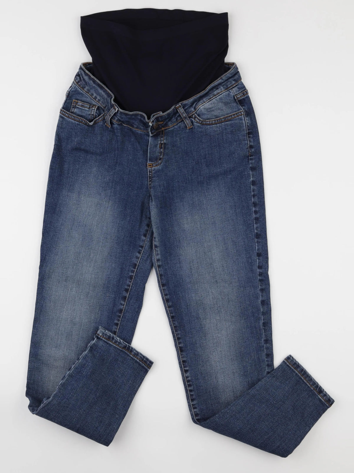 Envie de fraise - jean grossesse bleu - 36