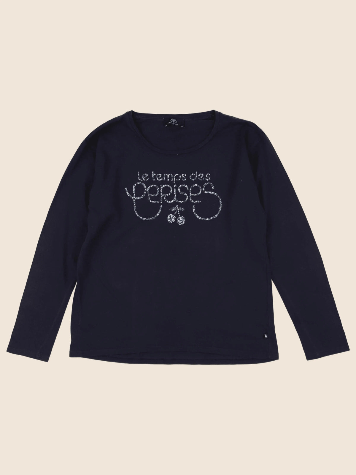 Le temps des cerises  - tee-shirt bleu - 12/13 ans