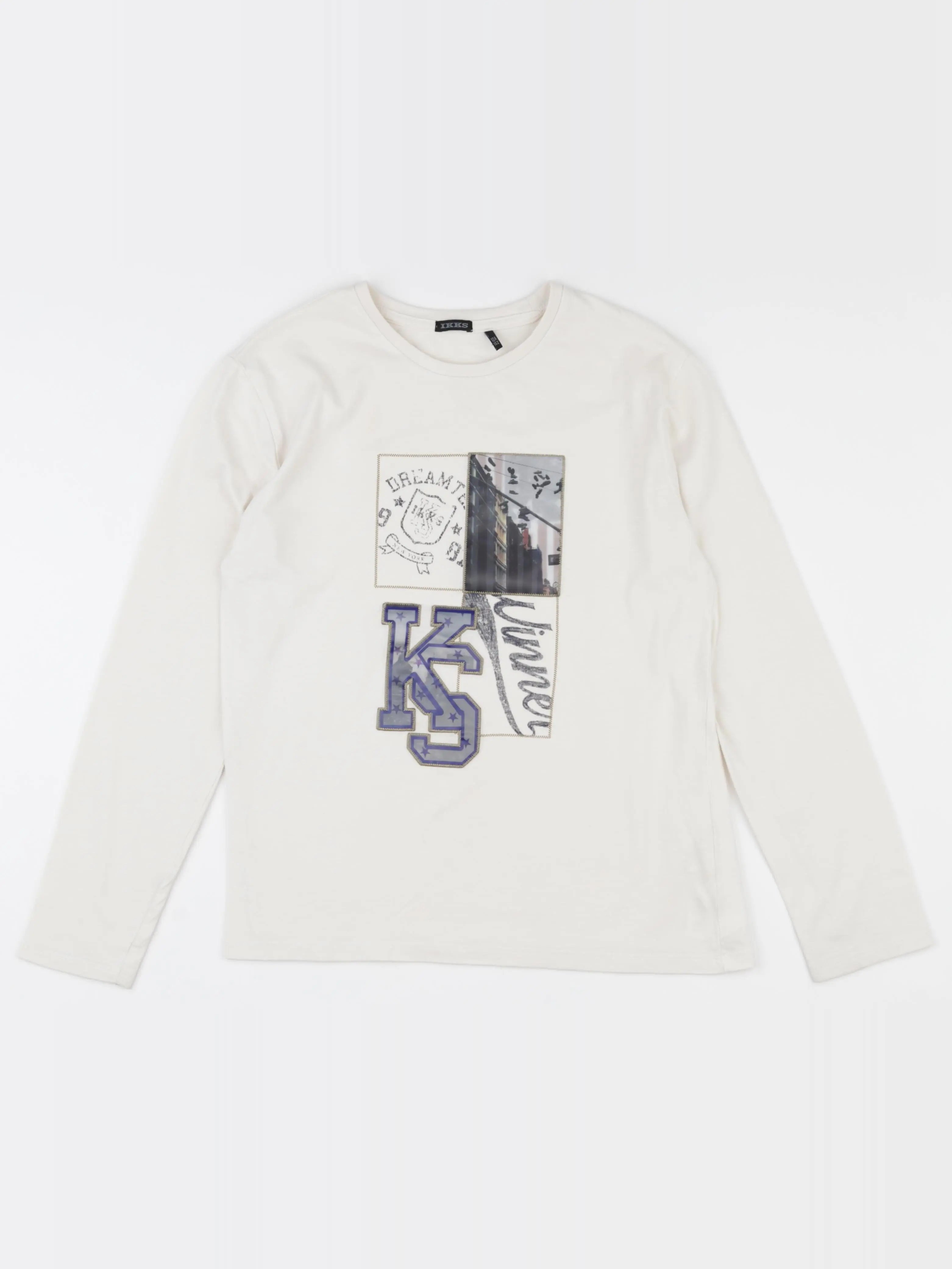IKKS - tee-shirt beige - 12 ans