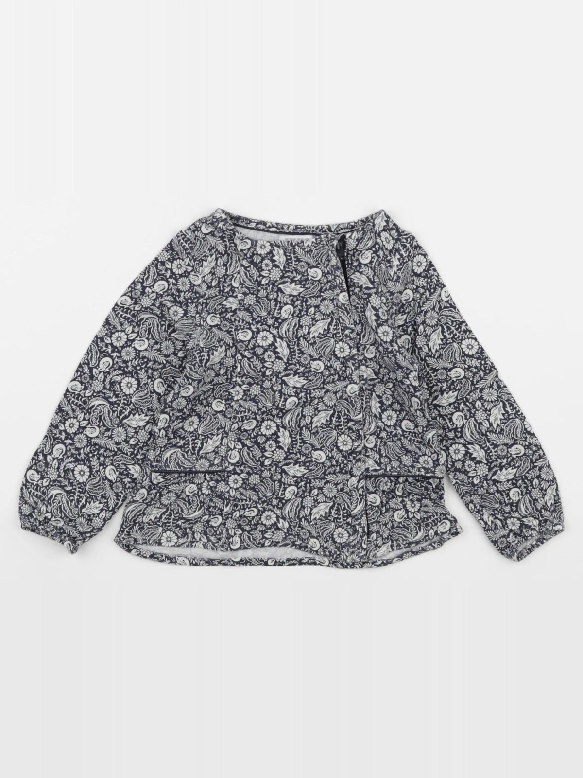 IKKS - blouse bleu - 2 ans