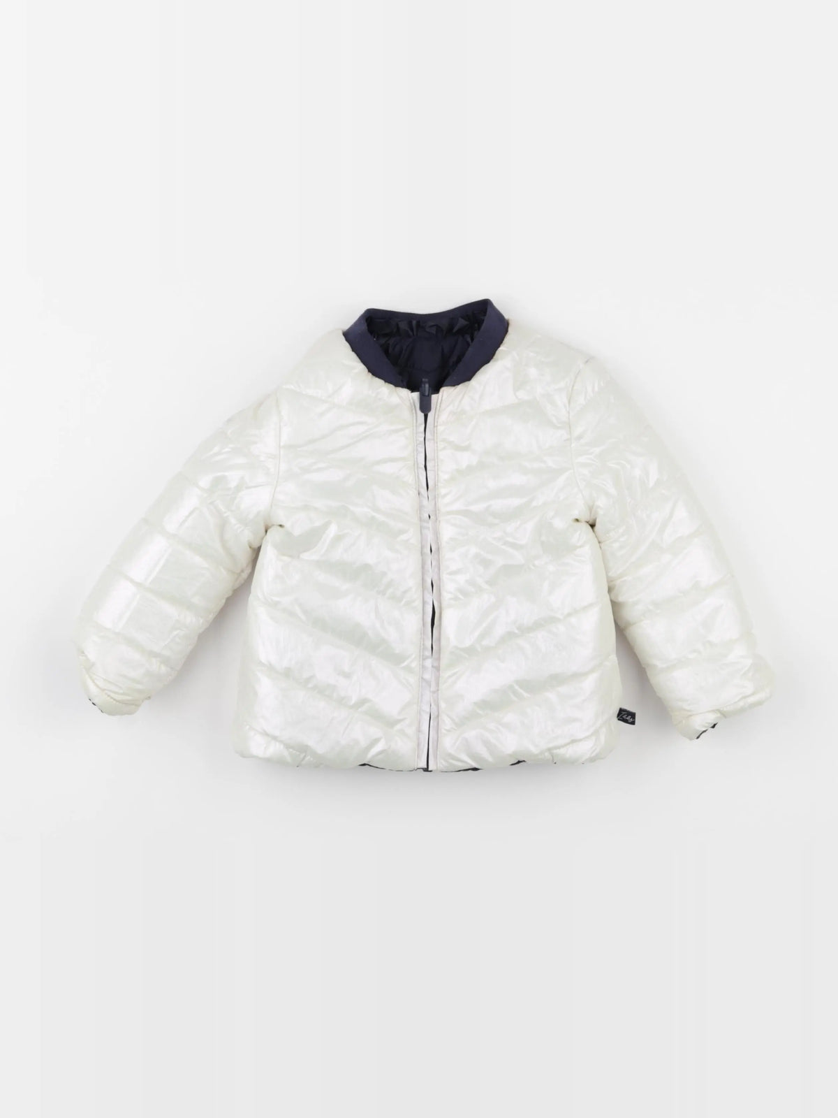 IKKS - doudoune réversible bleu - 18 mois
