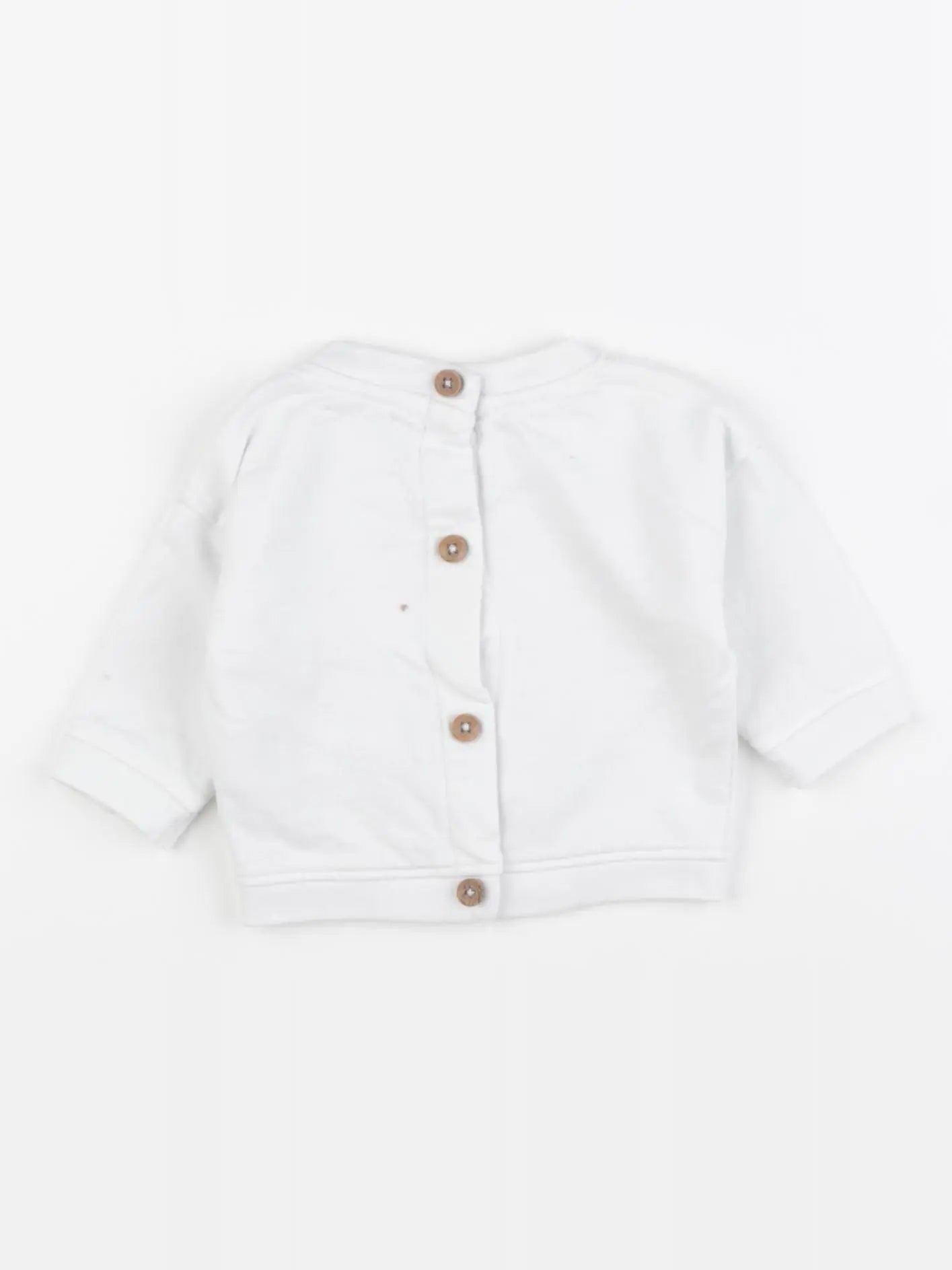 La Redoute - sweat blanc - 1 mois