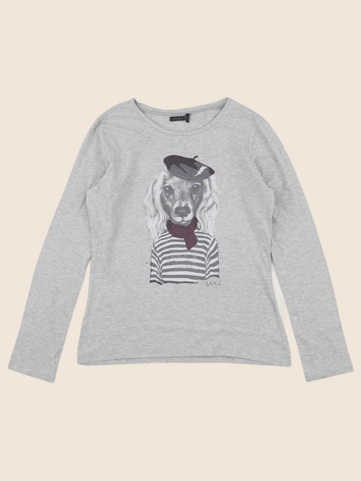 IKKS - tee-shirt gris - 12 ans