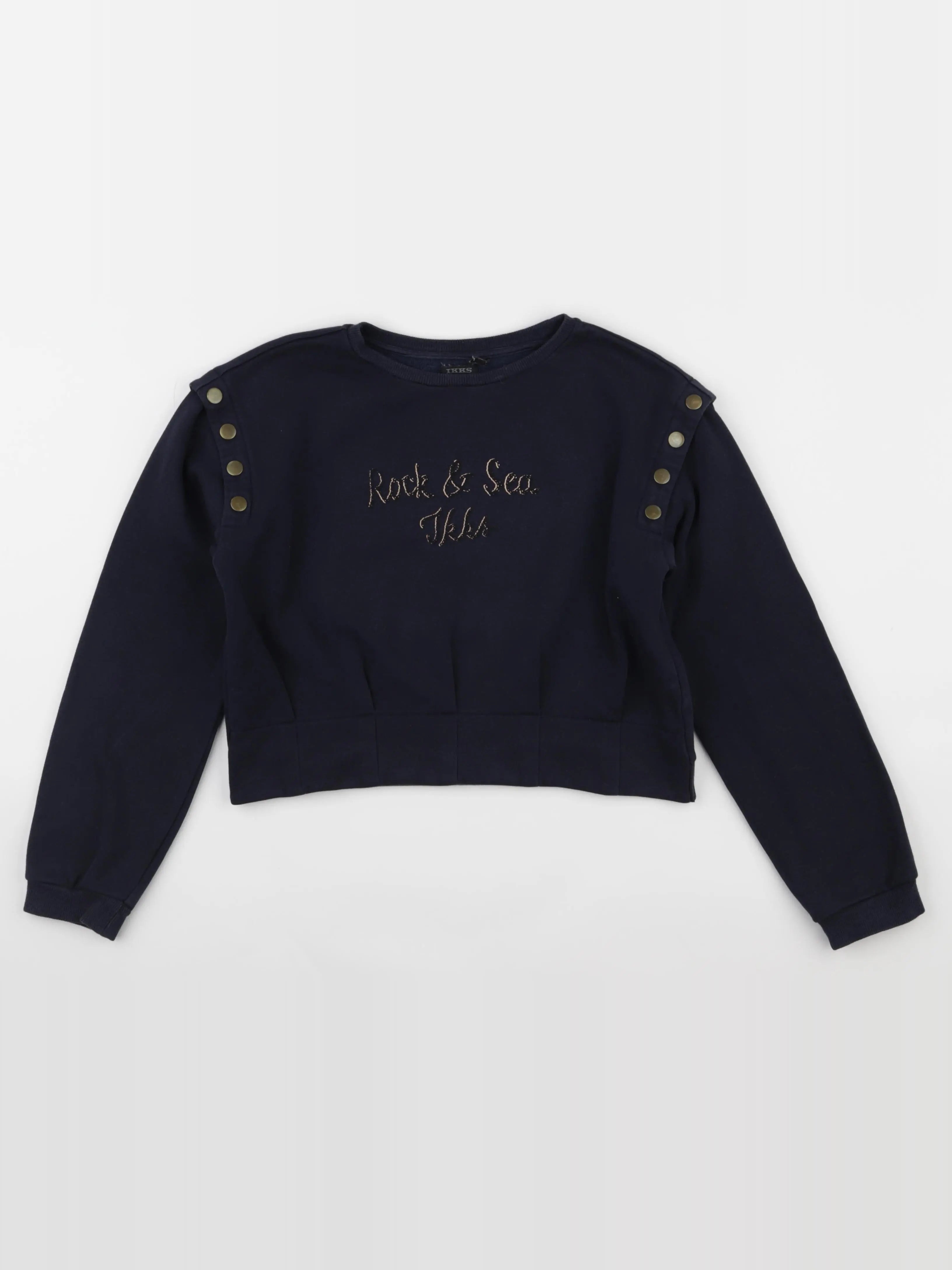IKKS - sweat bleu - 12 ans