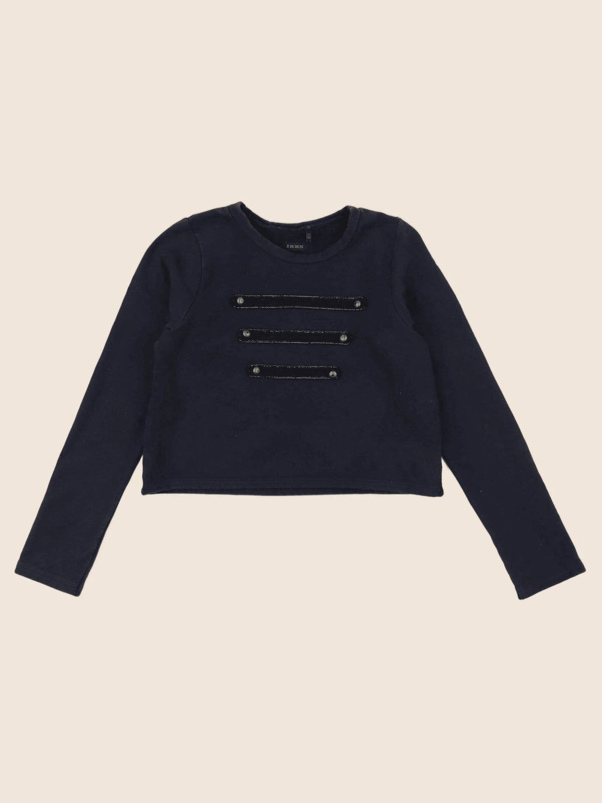 IKKS - sweat bleu - 12 ans