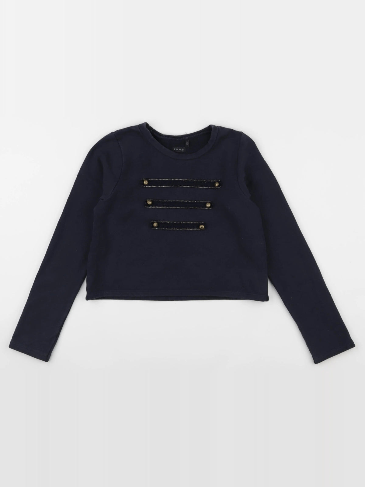 IKKS - sweat bleu - 12 ans