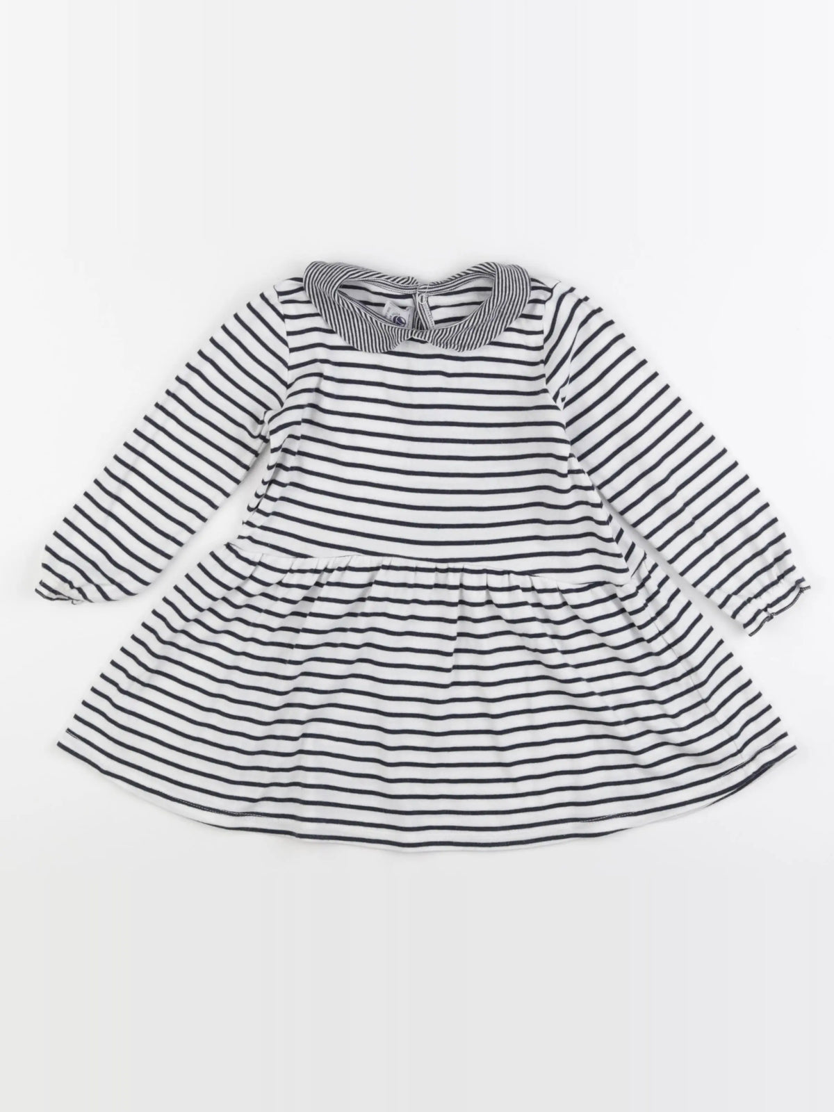 Petit Bateau - robe bleu - 36 mois