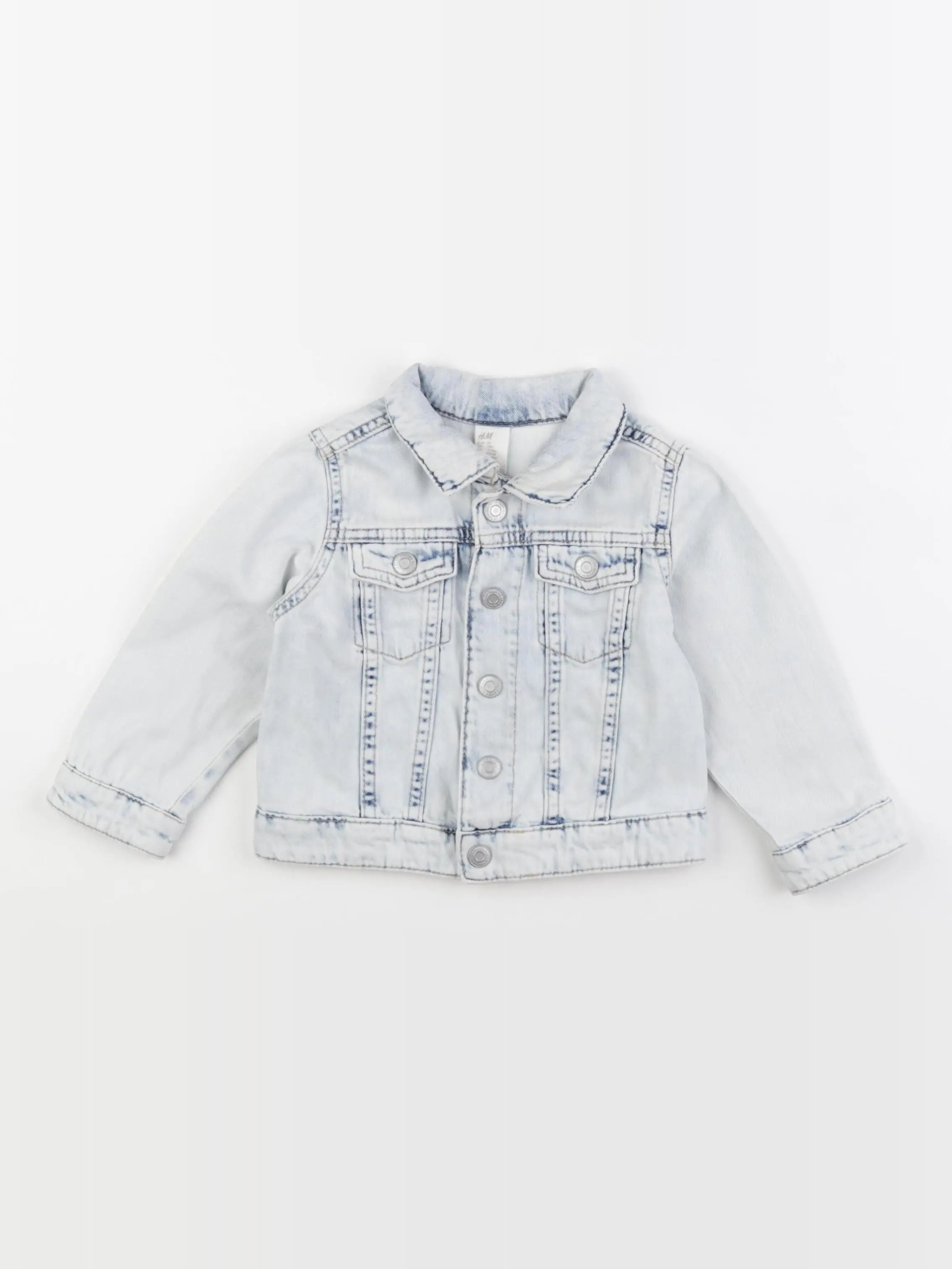 H&M - veste bleu - 12/18 mois