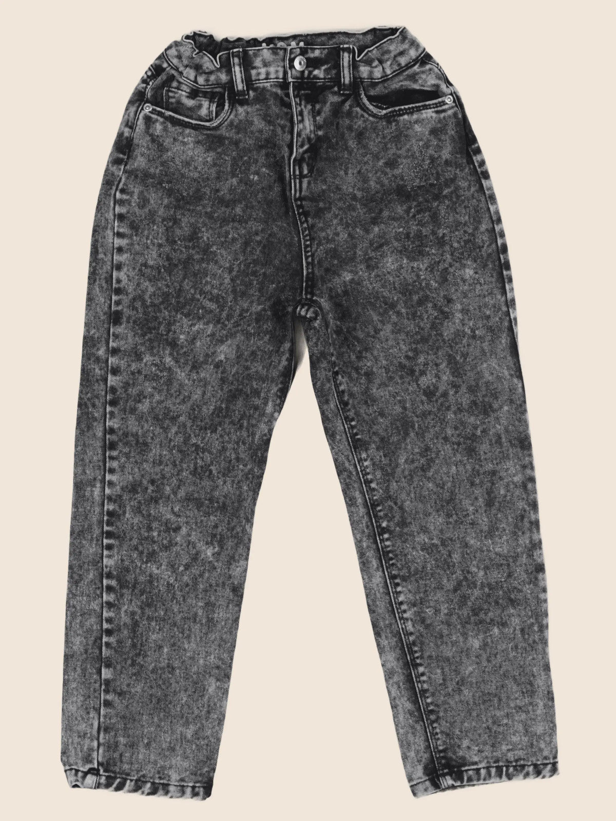 Vertbaudet - jean noir, gris - 9 ans