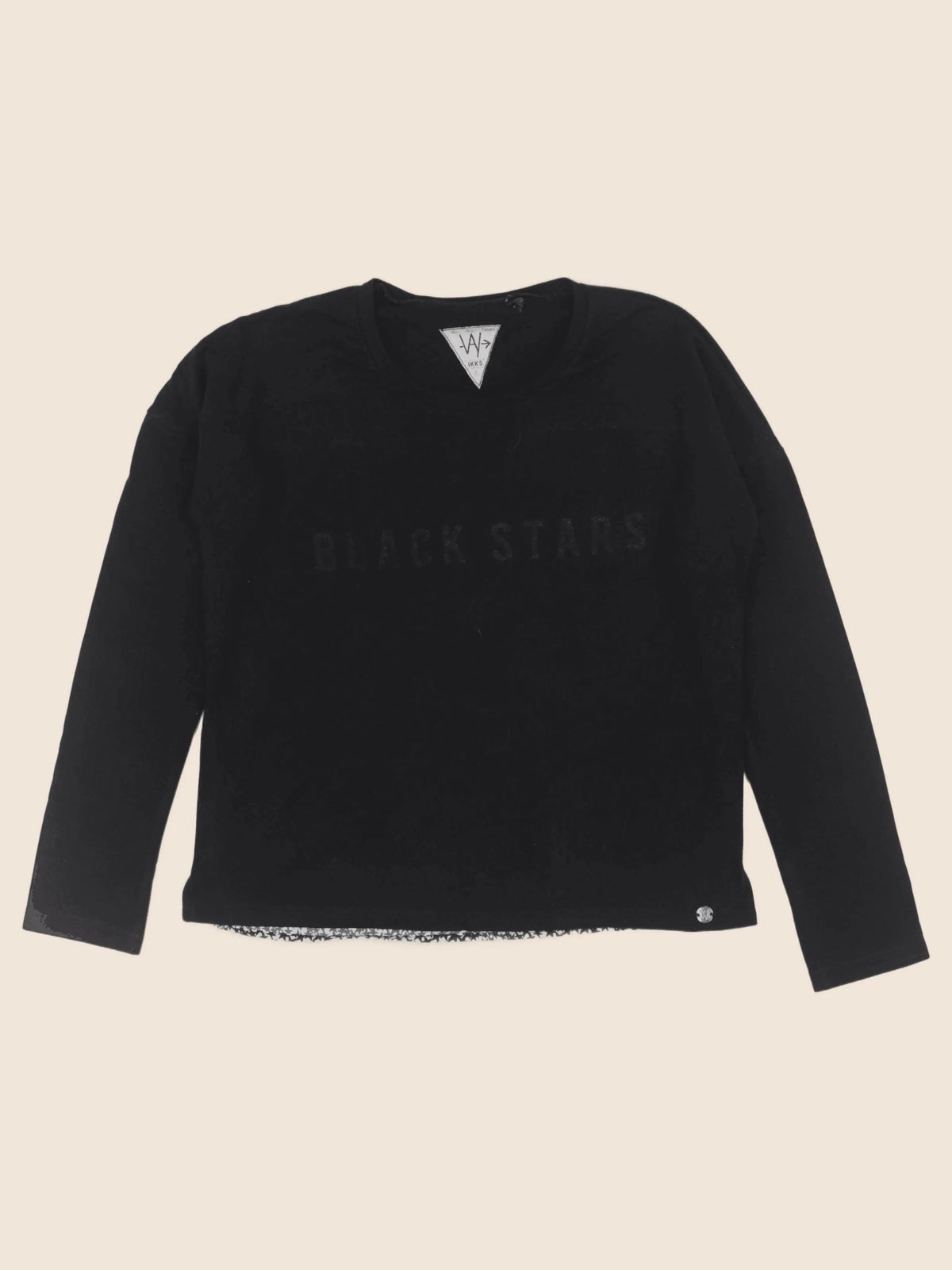 IKKS - tee-shirt imprimé au dos noir - 10 ans