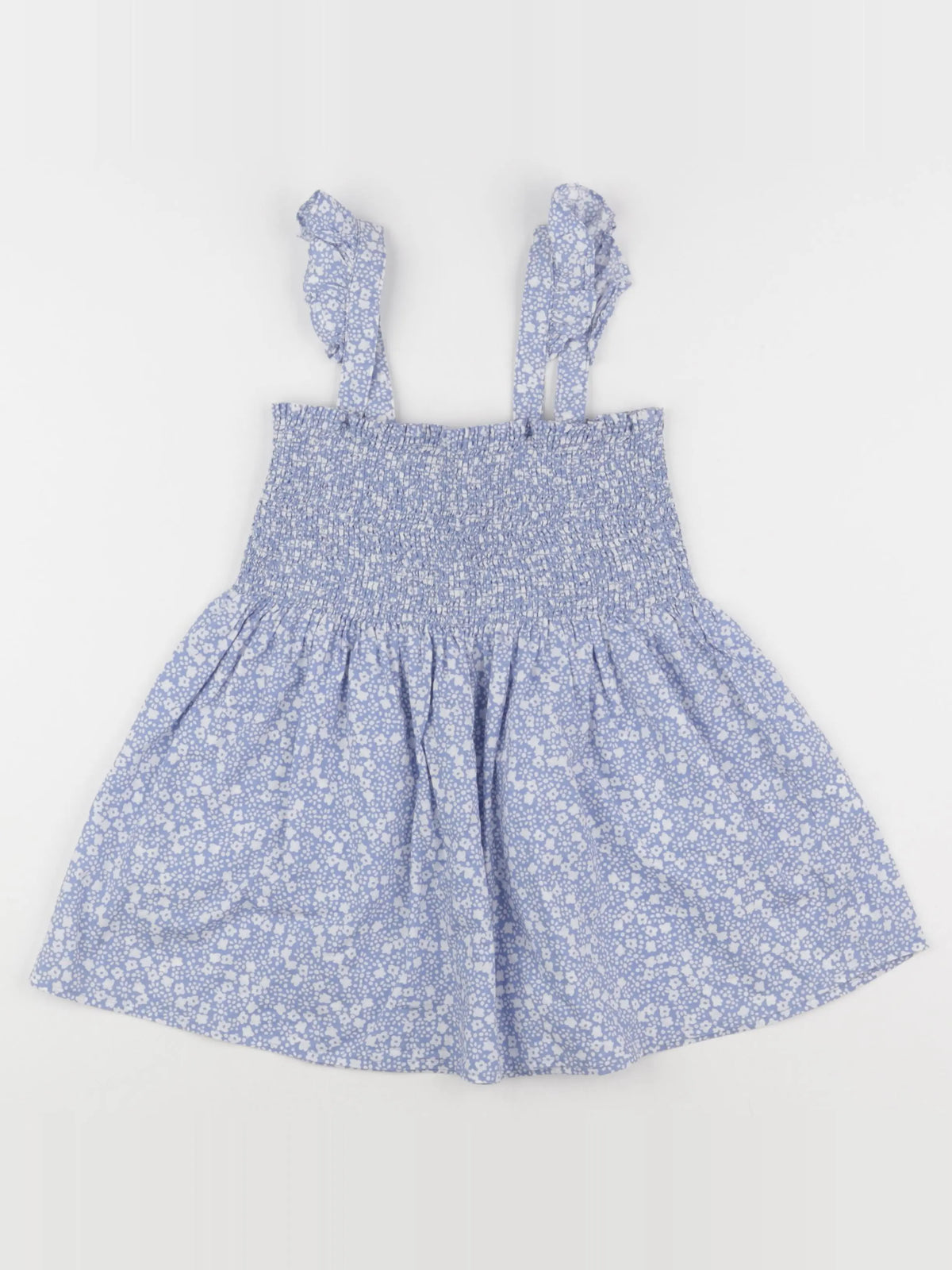 Vertbaudet - blouse blanc, bleu - 12 ans