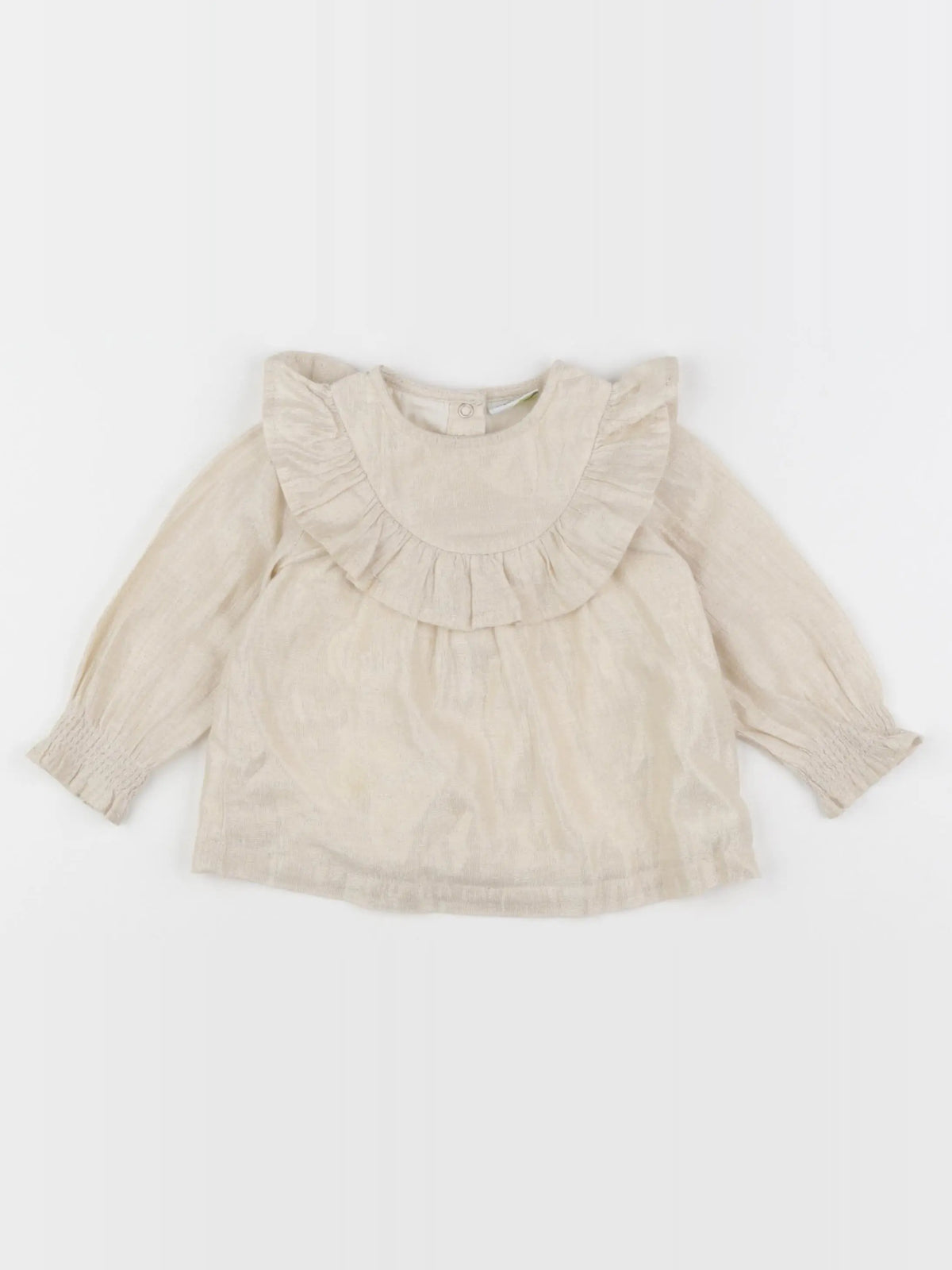 Tape à l'oeil - blouse beige, or - 9 mois