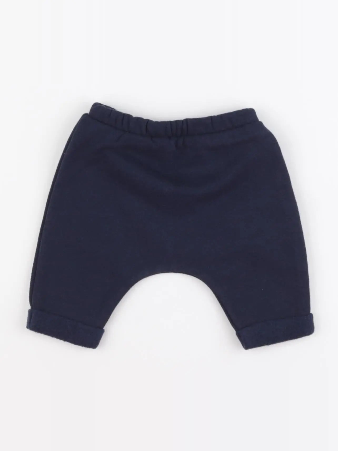 Vertbaudet - pantalon doublé bleu - 3 mois