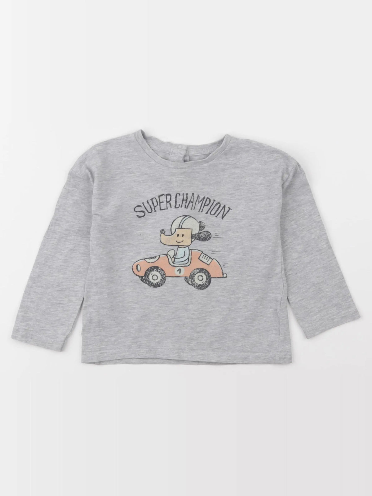 Vertbaudet - tee-shirt gris - 24 mois