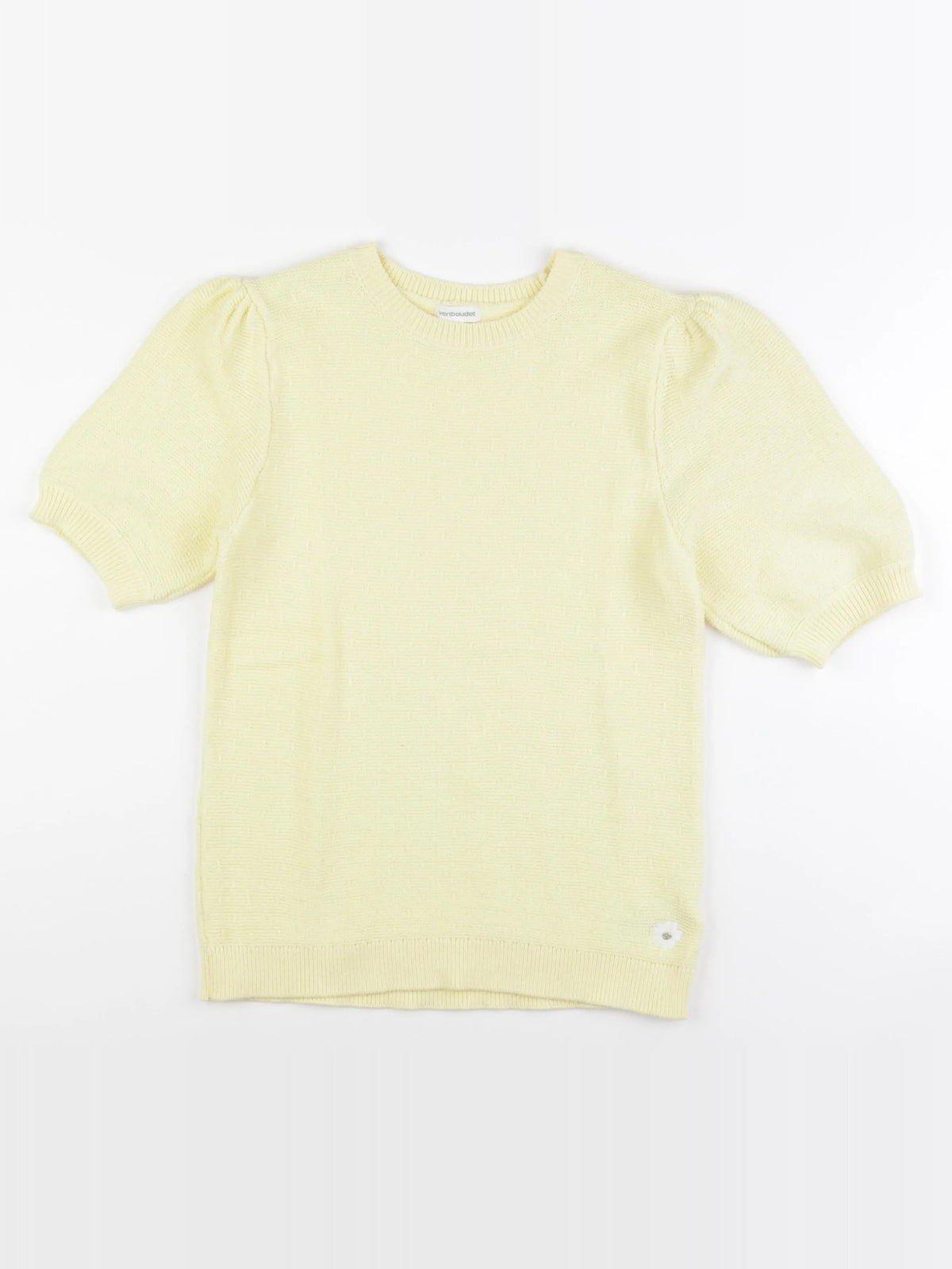 Vertbaudet - pull jaune - 14 ans