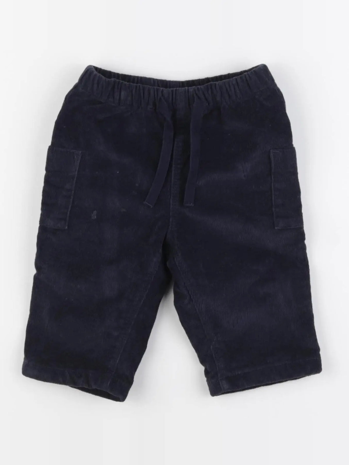 Petit Bateau - pantalon bleu - 6 mois