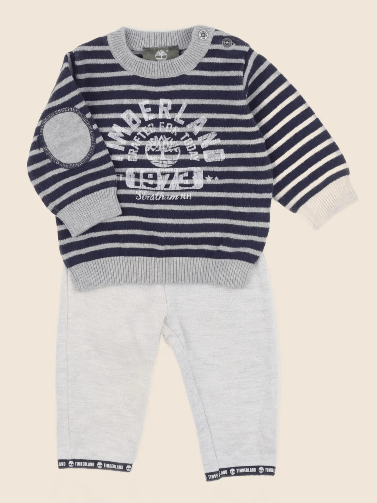 Timberland - ensemble bleu, gris - 6 mois
