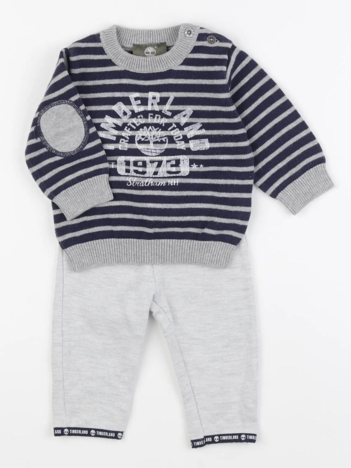Timberland - ensemble bleu, gris - 6 mois